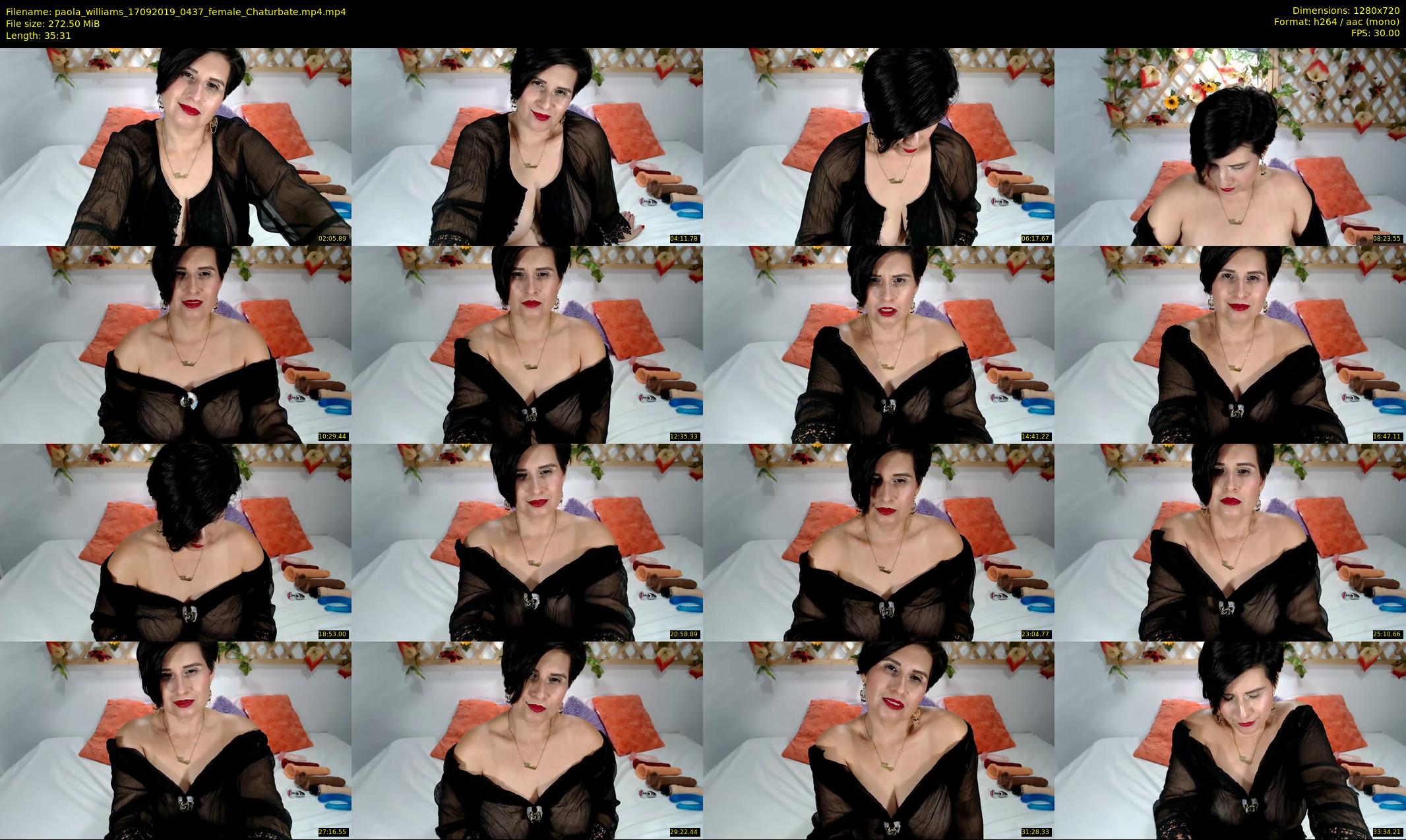 paola_williams — 36 minute Chaturbate female cam show recording, 720p, Sep 17, 2019