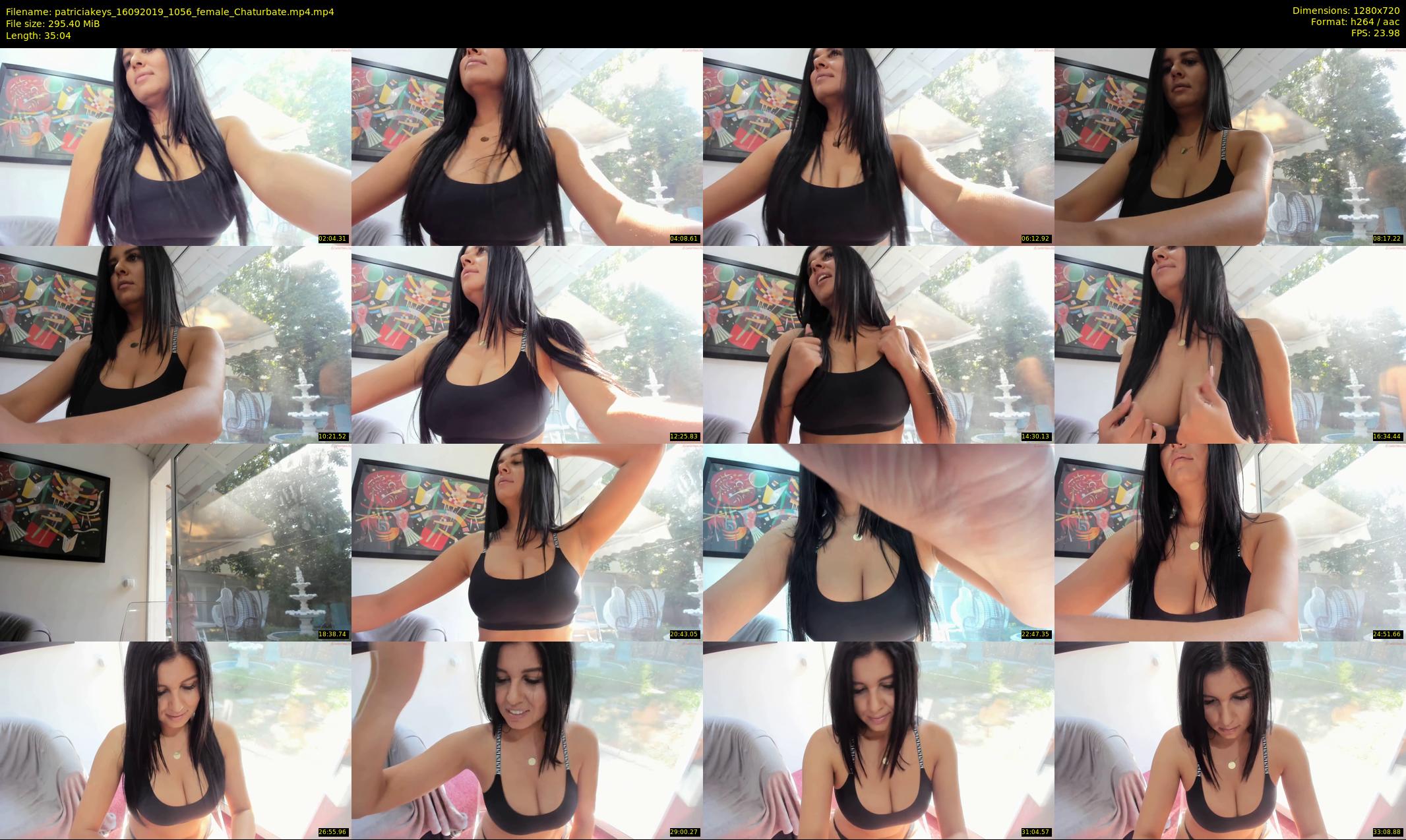 patriciakeys — 36 minute Chaturbate female cam show recording, 720p, Sep 16, 2019