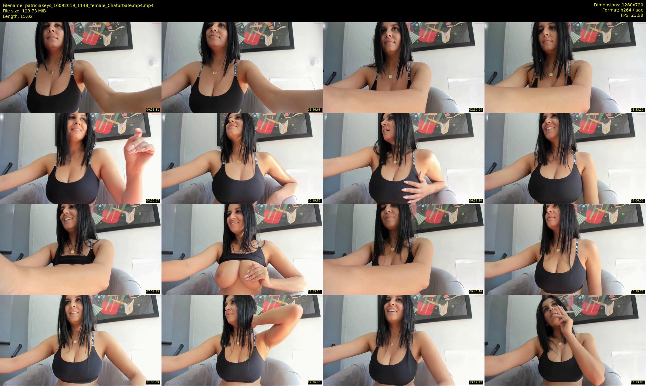patriciakeys — 16 minute Chaturbate female cam show recording, 720p, Sep 16, 2019