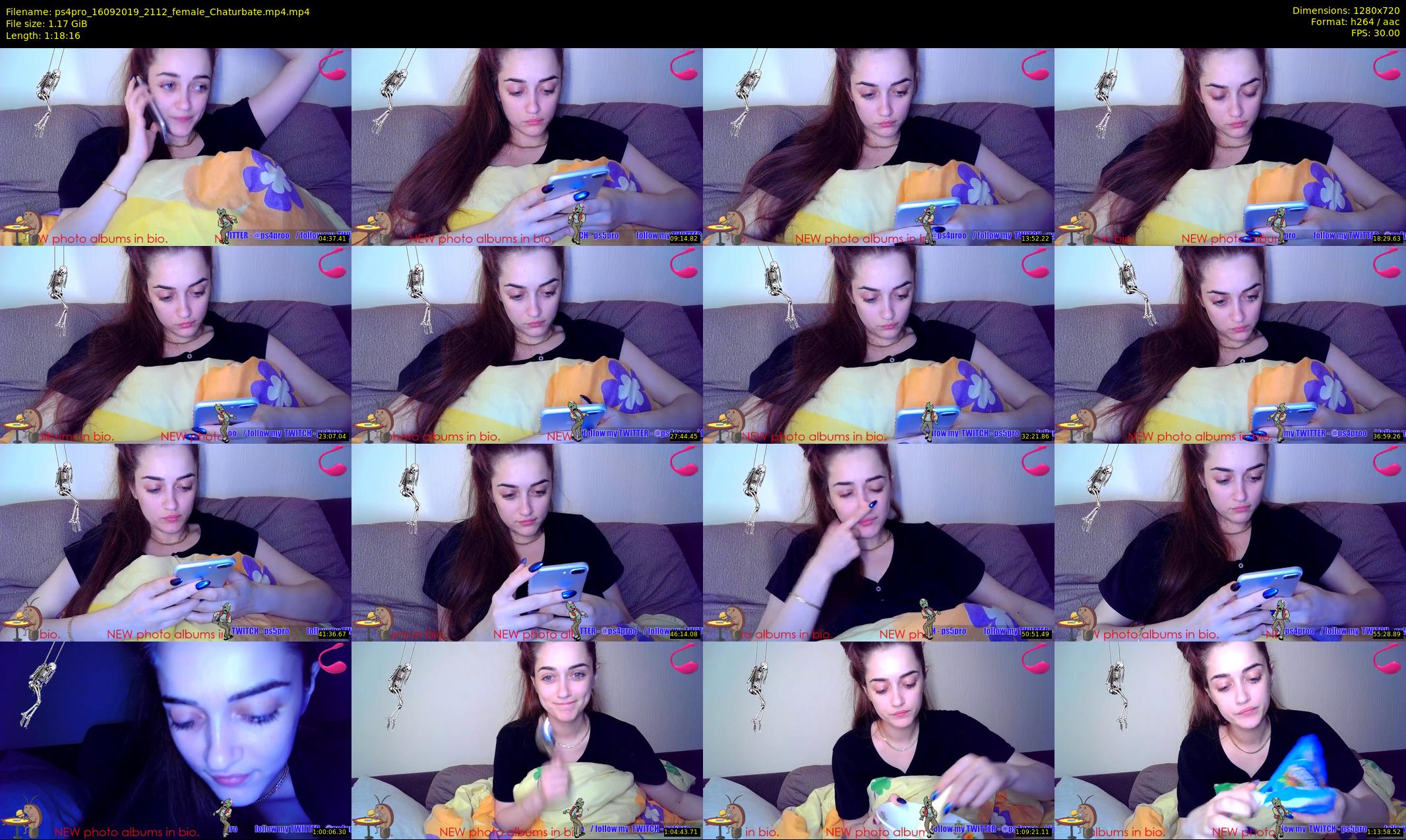 ps4pro — 79 minute Chaturbate female cam show recording, 720p, Sep 16, 2019