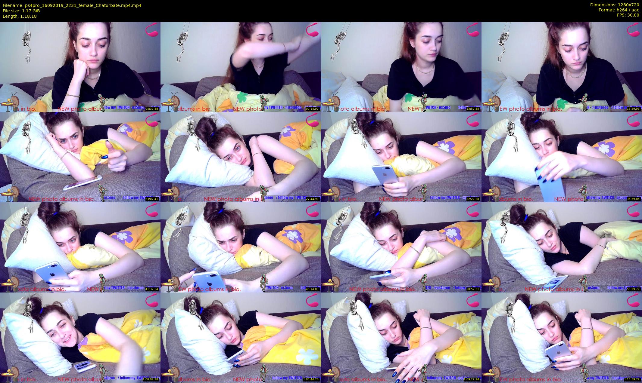 ps4pro — 79 minute Chaturbate female cam show recording, 720p, Sep 16, 2019