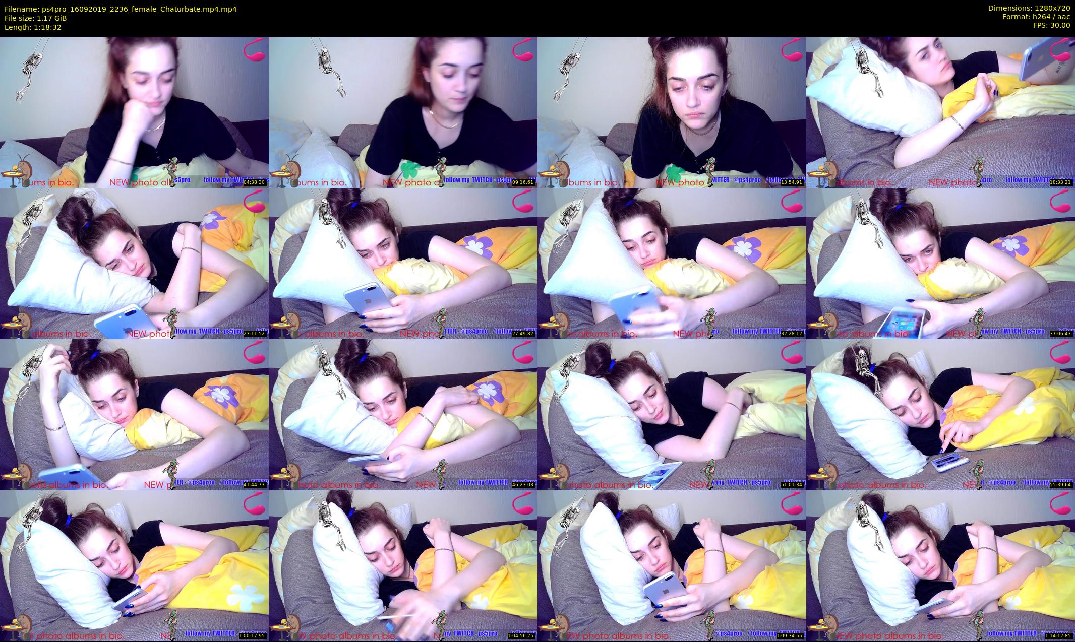 ps4pro — 79 minute Chaturbate female cam show recording, 720p, Sep 16, 2019