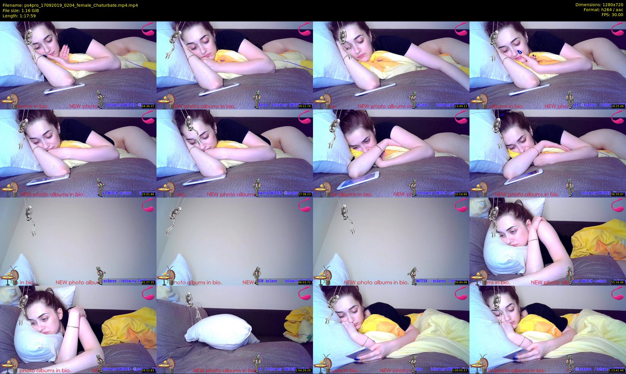 ps4pro — 78 minute Chaturbate female cam show recording, 720p, Sep 17, 2019