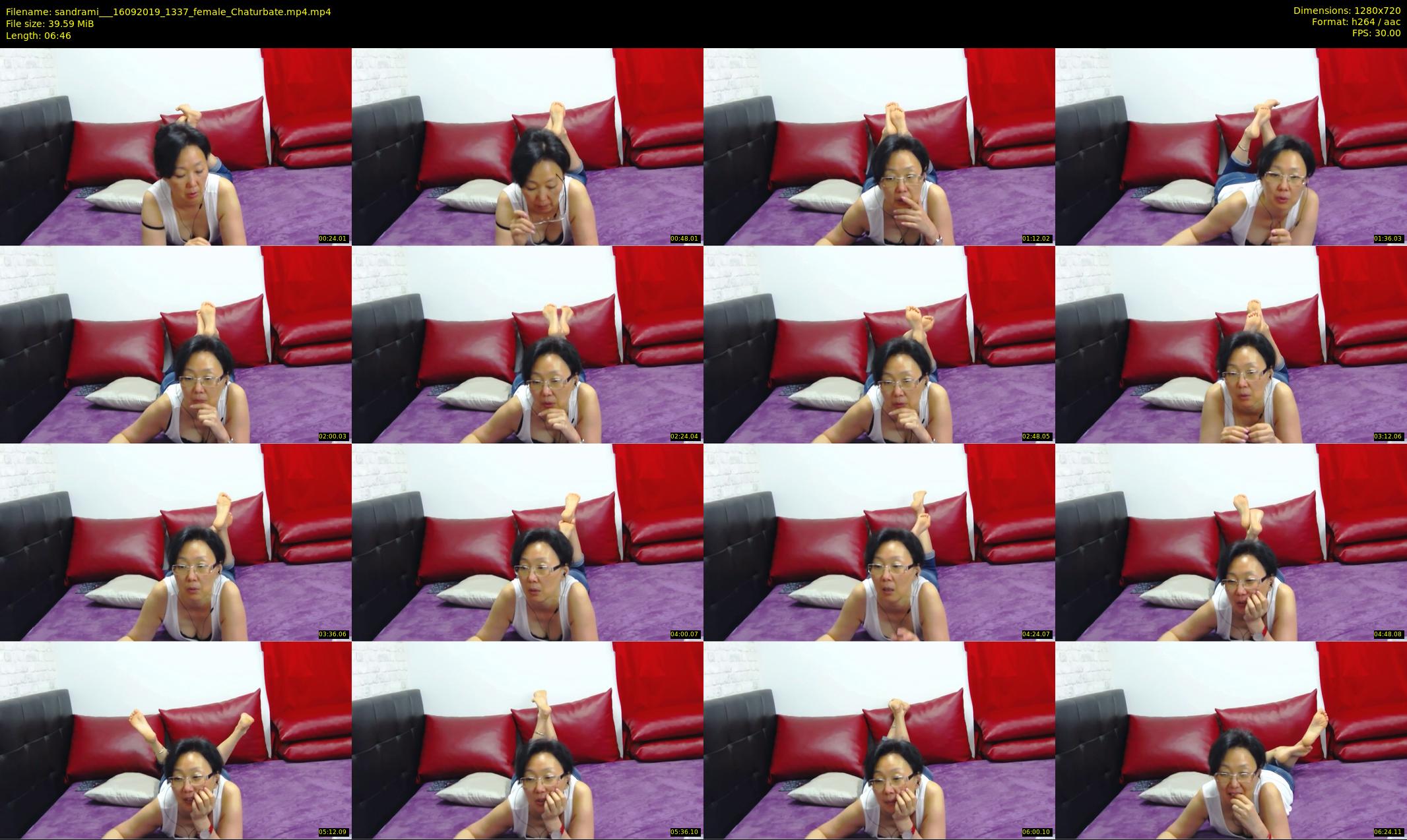 sandrami__ — 7 minute Chaturbate female cam show recording, 720p, Sep 16, 2019