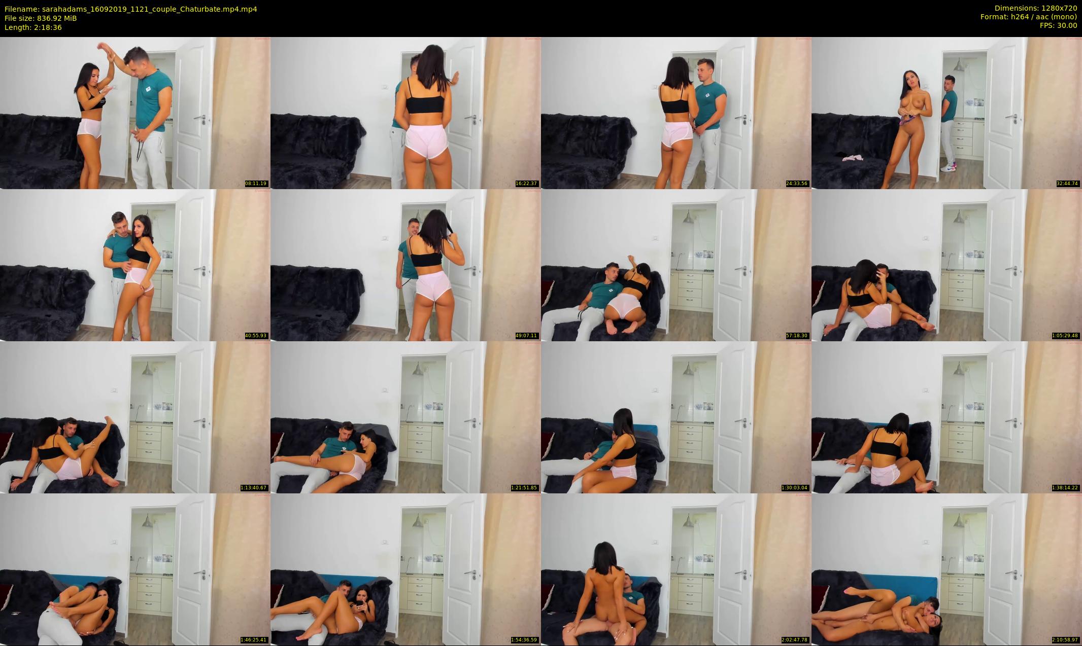 sarahadams — 139 minute Chaturbate female cam show recording, 720p, Sep 16, 2019