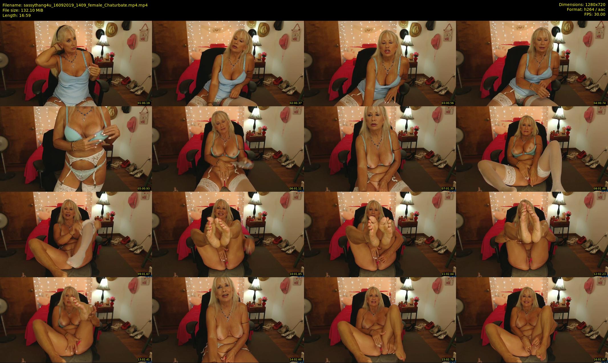sassythang4u — 17 minute Chaturbate female cam show recording, 720p, Sep 16, 2019