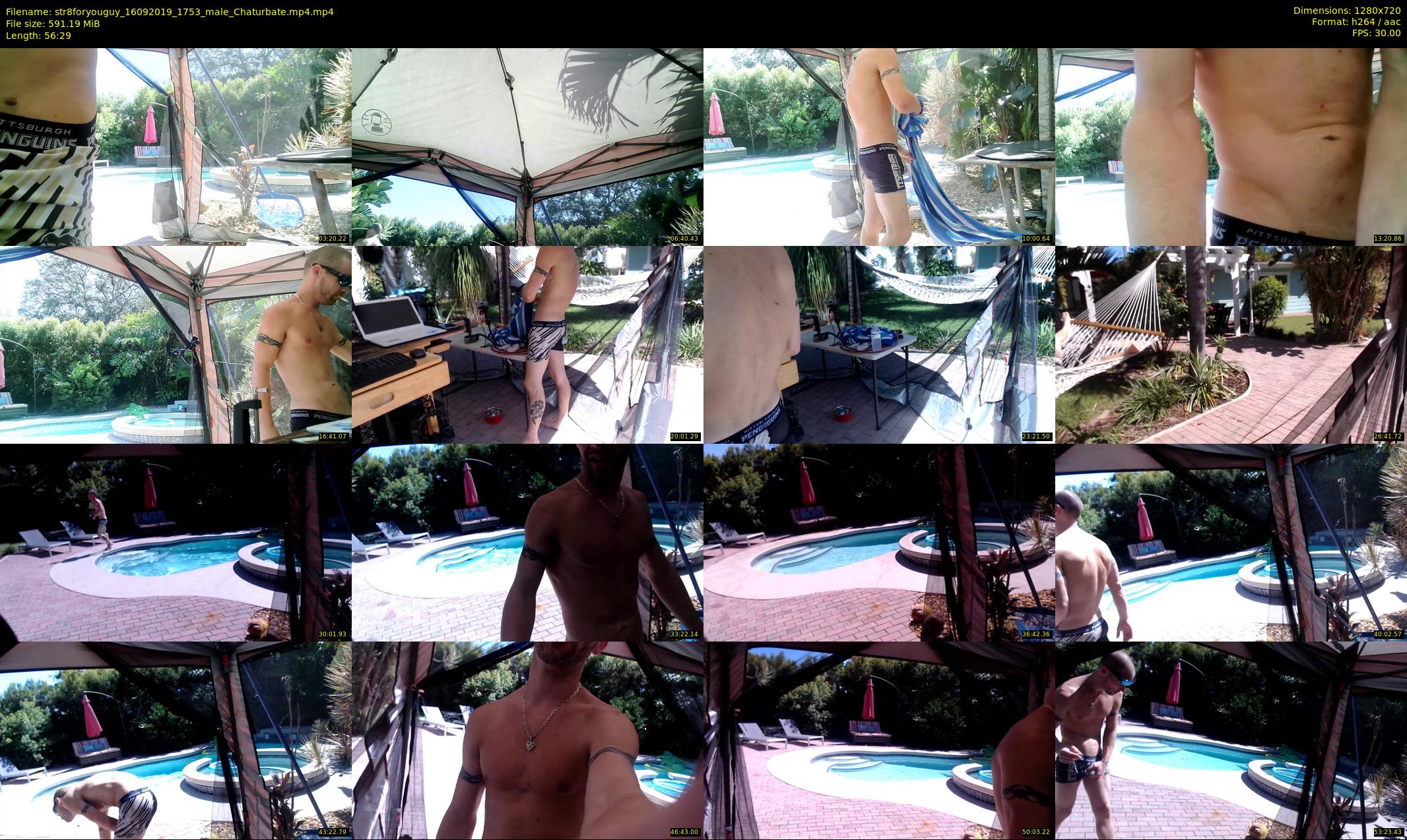 str8foryouguy — 57 minute Chaturbate male cam show recording, 720p, Sep 16, 2019