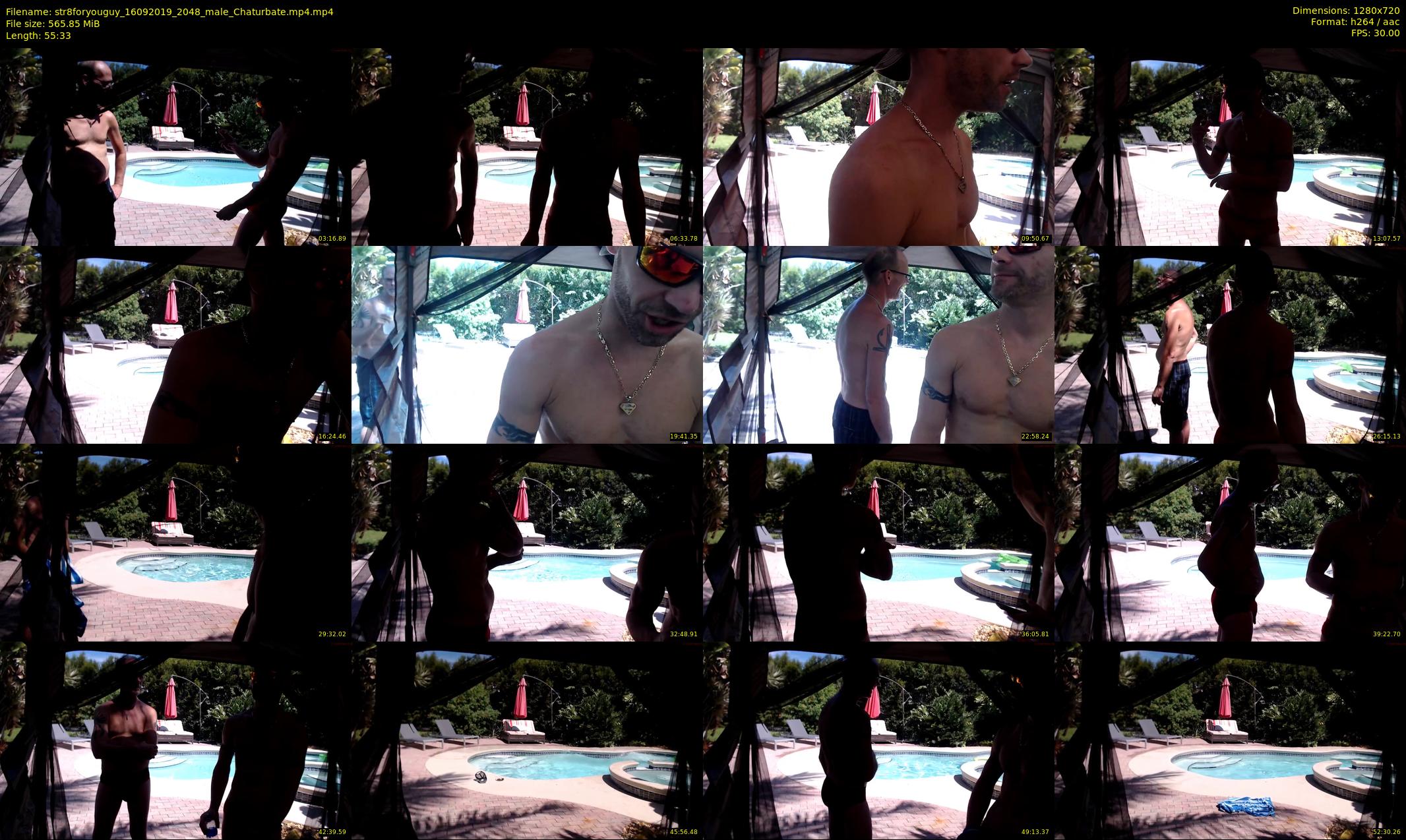 str8foryouguy — 56 minute Chaturbate male cam show recording, 720p, Sep 16, 2019