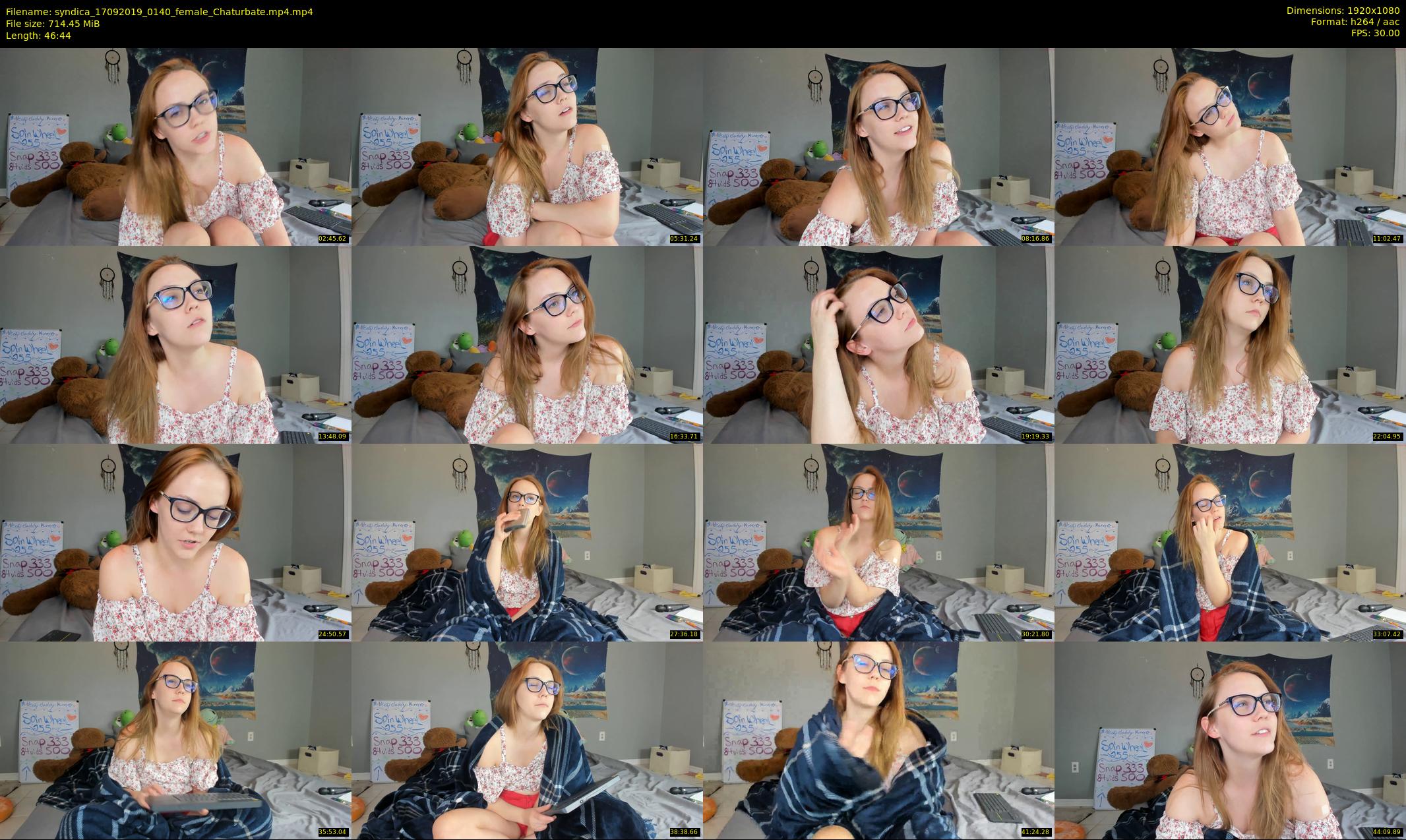 syndica — 47 minute Chaturbate female cam show recording, 1080p, Sep 17, 2019