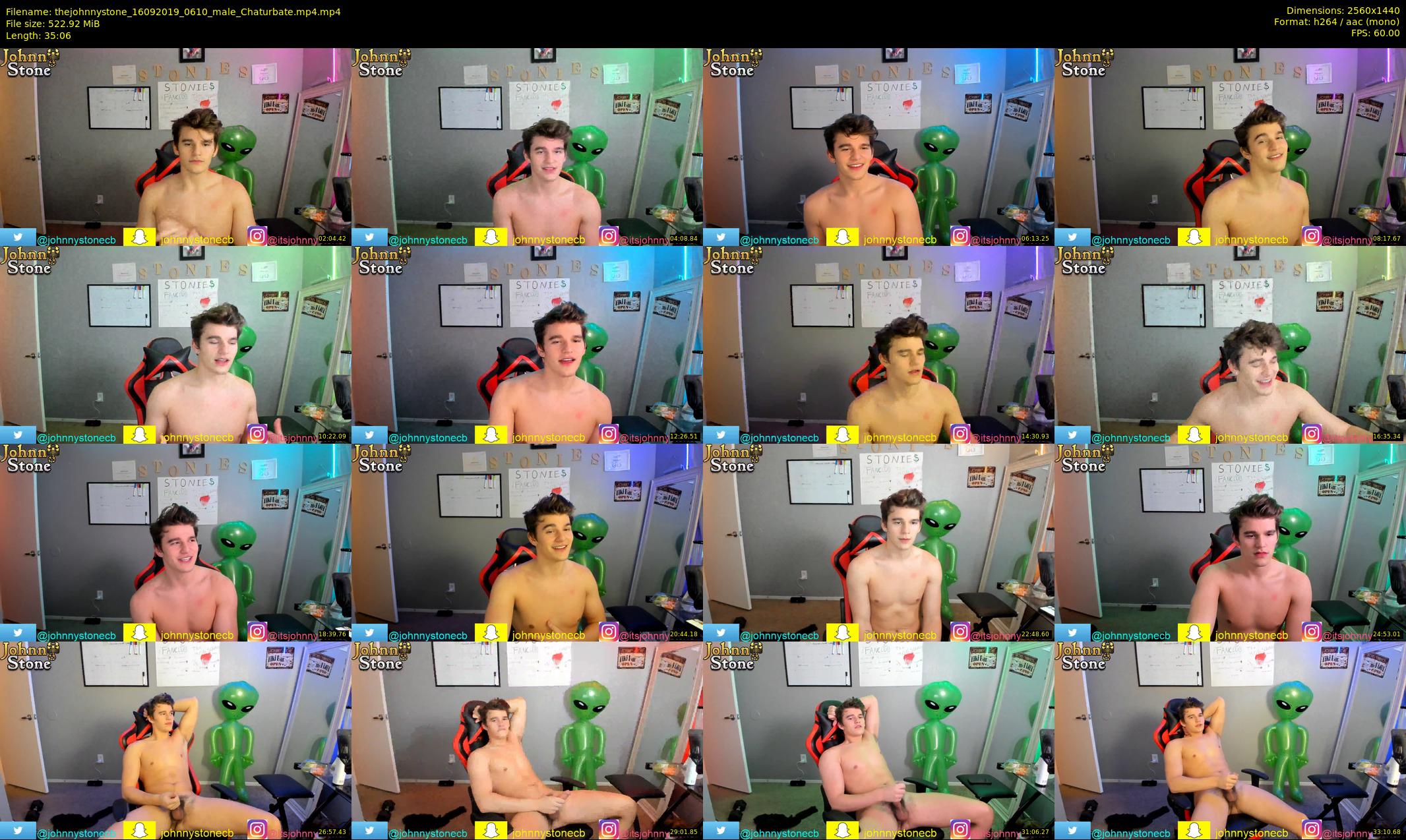 thejohnnystone — 36 minute Chaturbate male cam show recording, 1080p, Sep 16, 2019