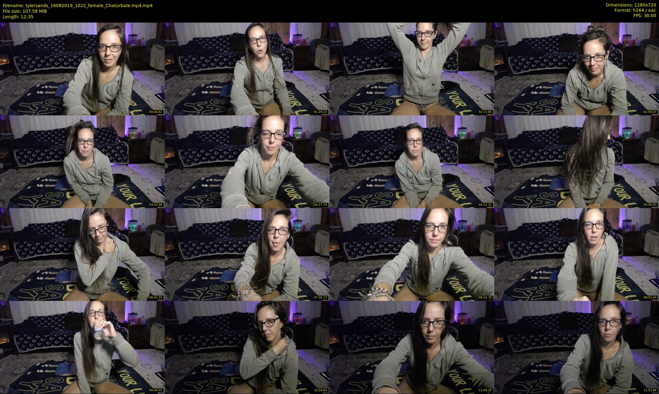 tylersands — 13 minute Chaturbate female cam show recording, 720p, Sep 16, 2019