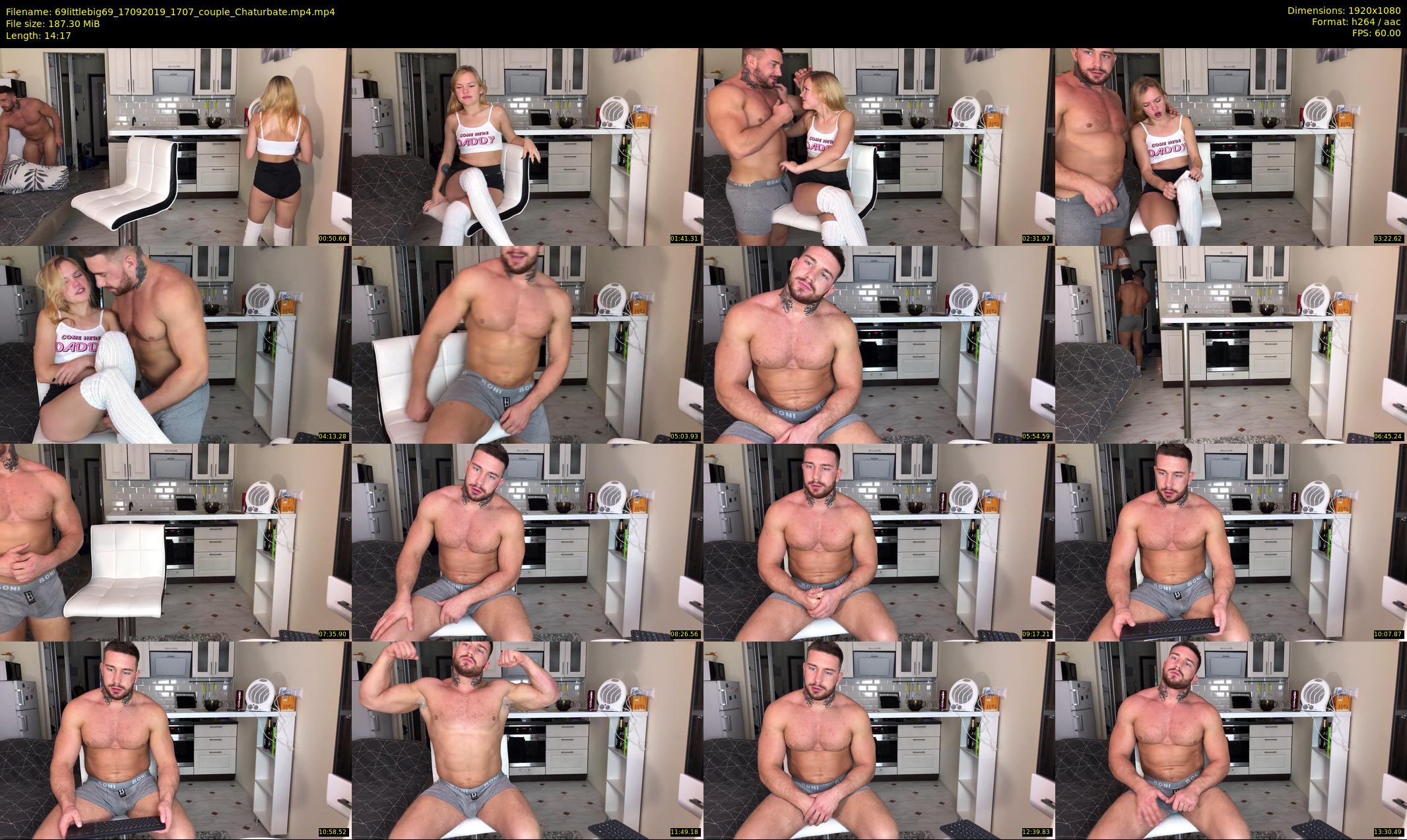 69littlebig69 — 15 minute Chaturbate couple cam show recording, 1080p, Sep 17, 2019