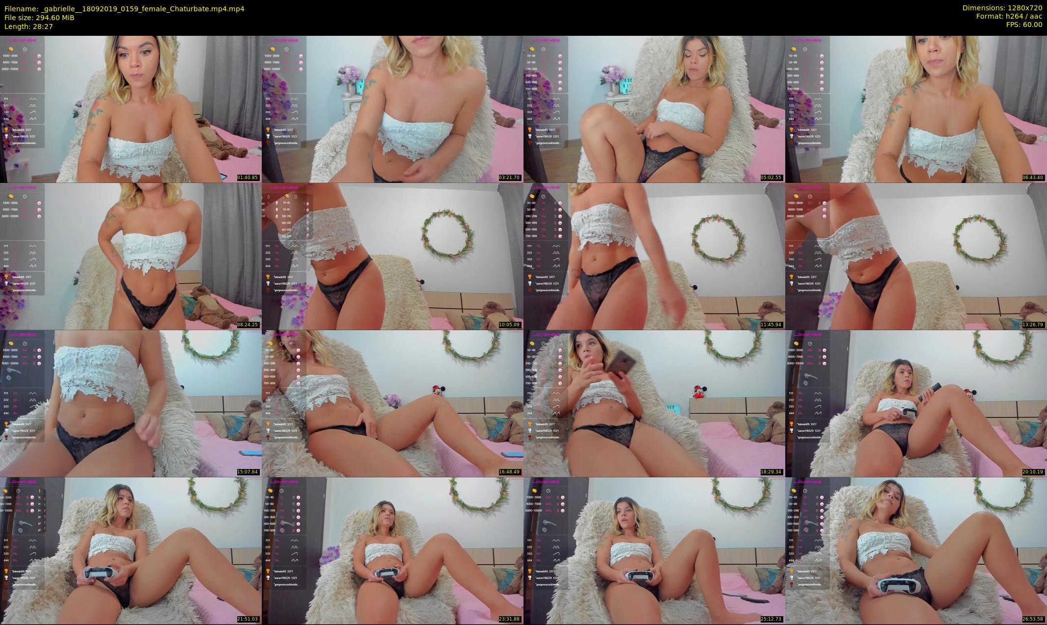 _gabrielle_ — 29 minute Chaturbate female cam show recording, 720p, Sep 18, 2019