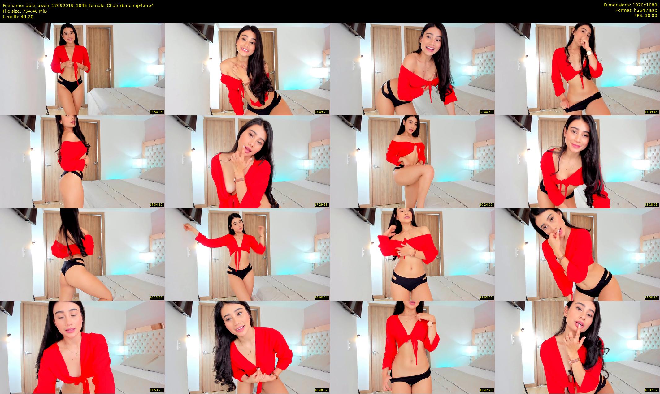 abie_owen — 50 minute Chaturbate female cam show recording, 1080p, Sep 17, 2019