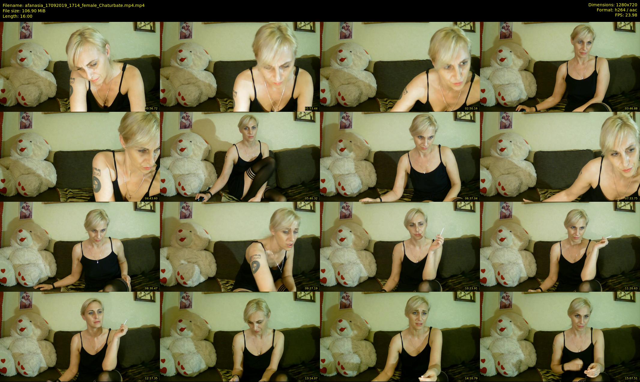 afanasia — 16 minute Chaturbate female cam show recording, 720p, Sep 17, 2019