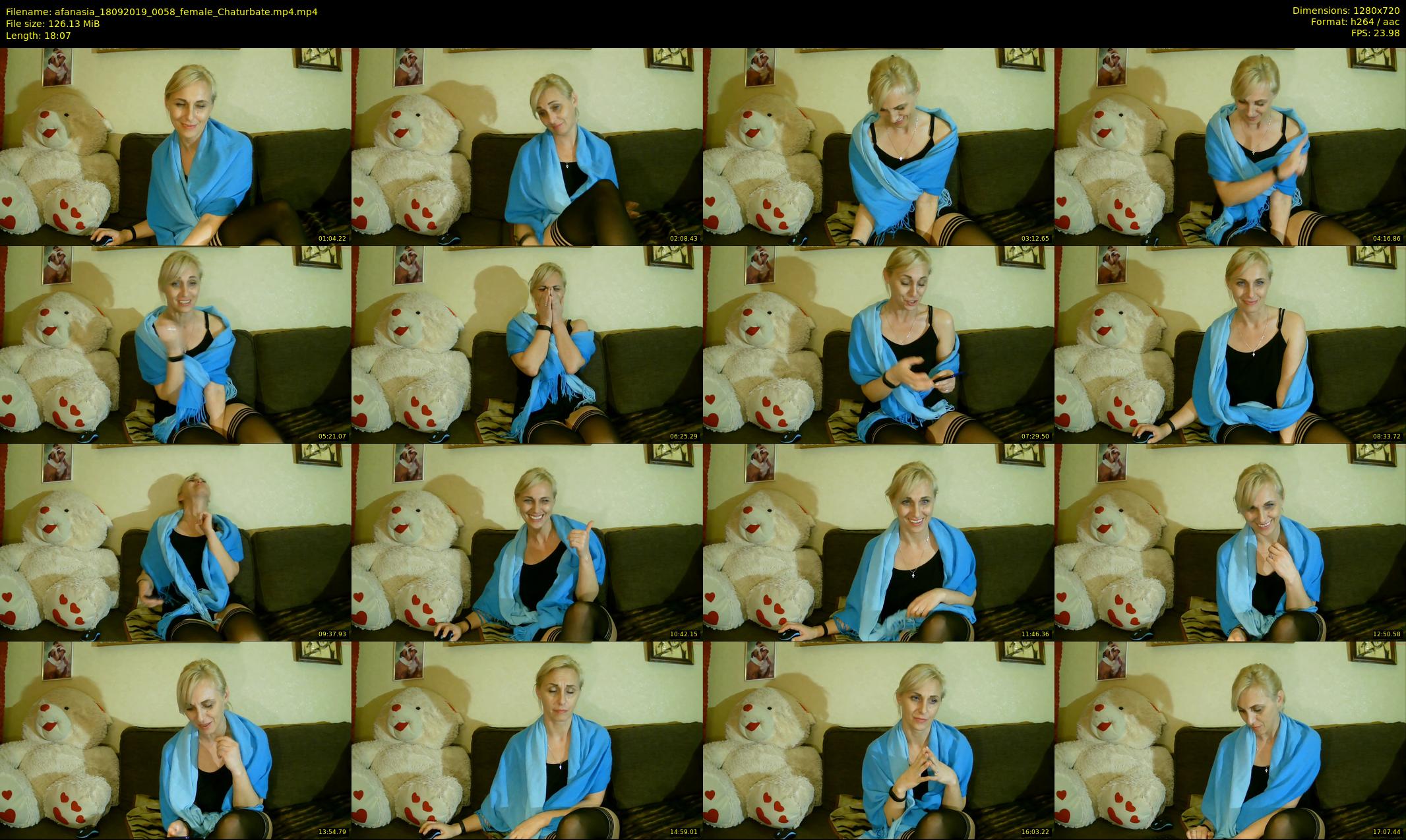 afanasia — 19 minute Chaturbate female cam show recording, 720p, Sep 18, 2019