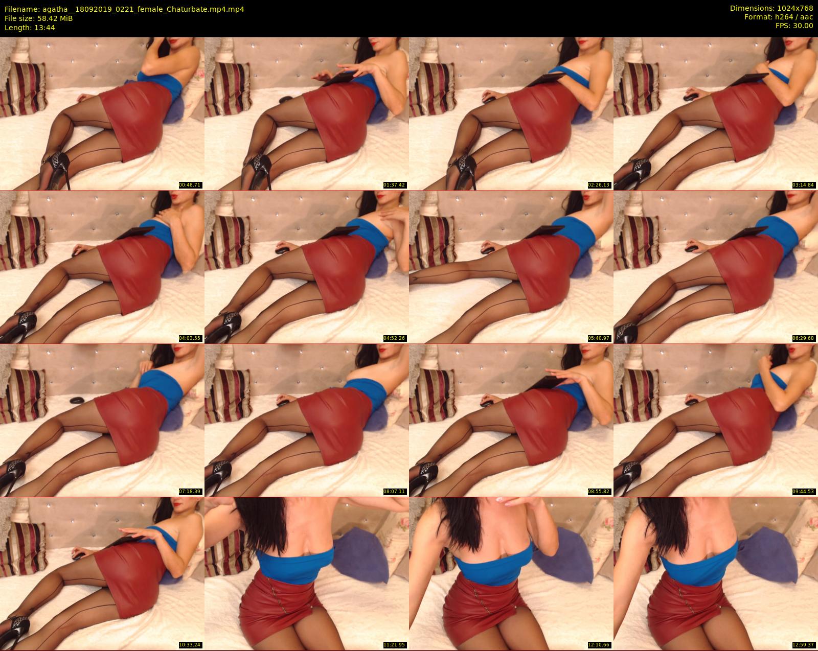 agatha_ — 14 minute Chaturbate female cam show recording, 720p, Sep 18, 2019