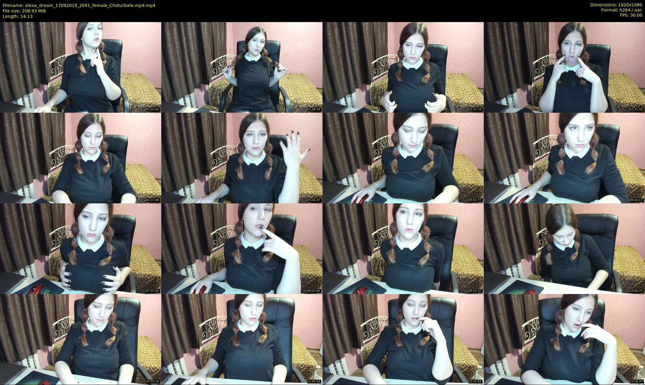 alexa_dream — 15 minute Chaturbate female cam show recording, 1080p, Sep 17, 2019