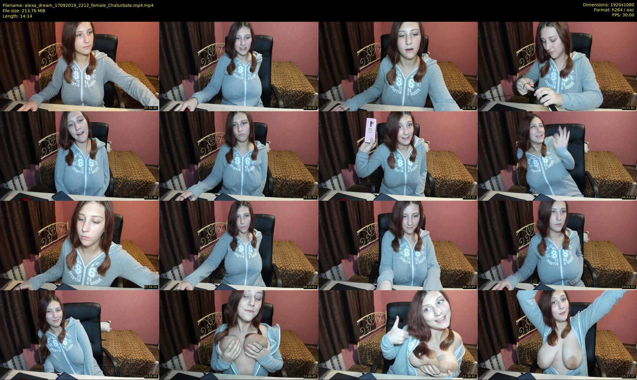 alexa_dream — 15 minute Chaturbate female cam show recording, 1080p, Sep 17, 2019