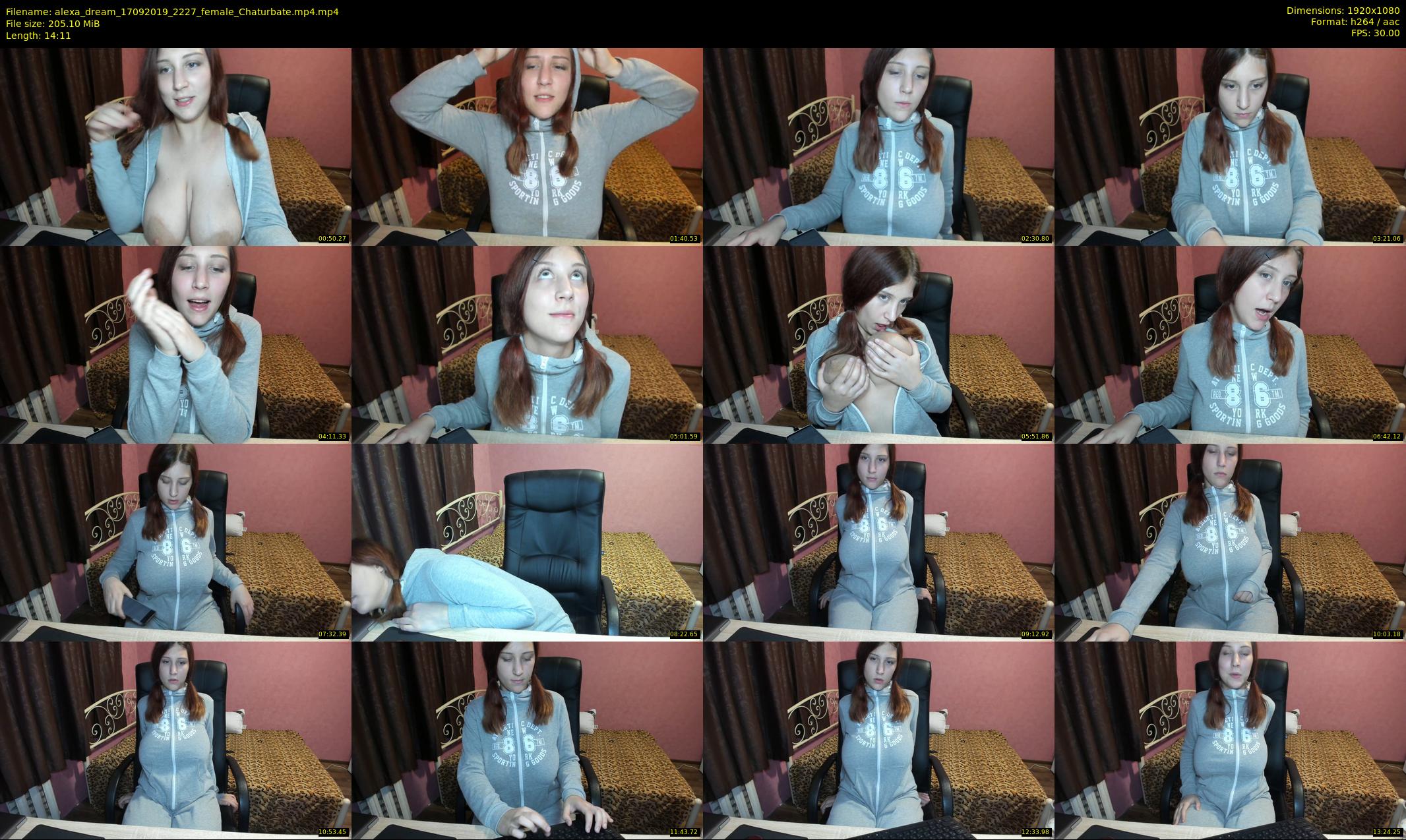 alexa_dream — 15 minute Chaturbate female cam show recording, 1080p, Sep 17, 2019