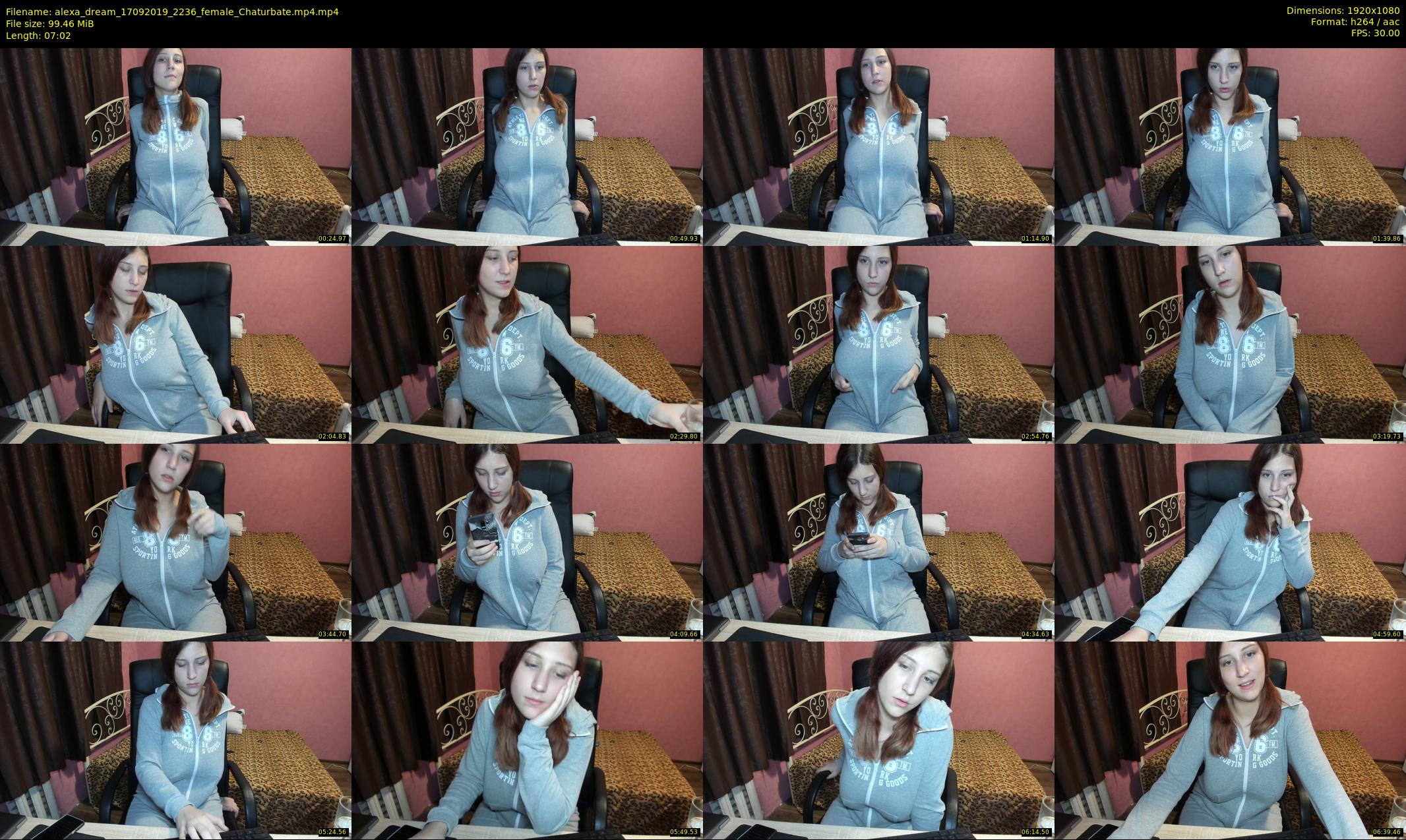 alexa_dream — 8 minute Chaturbate female cam show recording, 1080p, Sep 17, 2019