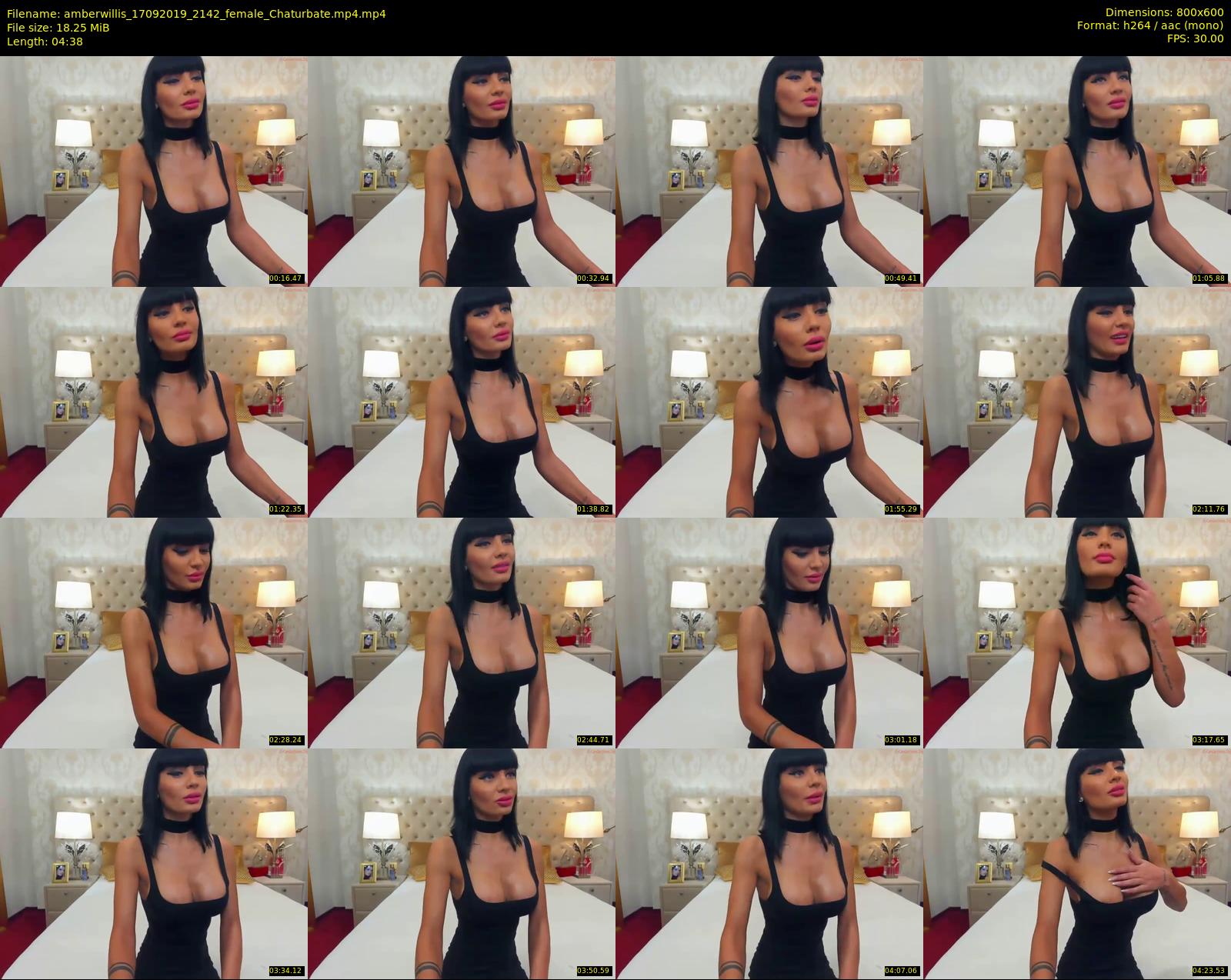 amberwillis — 5 minute Chaturbate female cam show recording, 480p, Sep 17, 2019