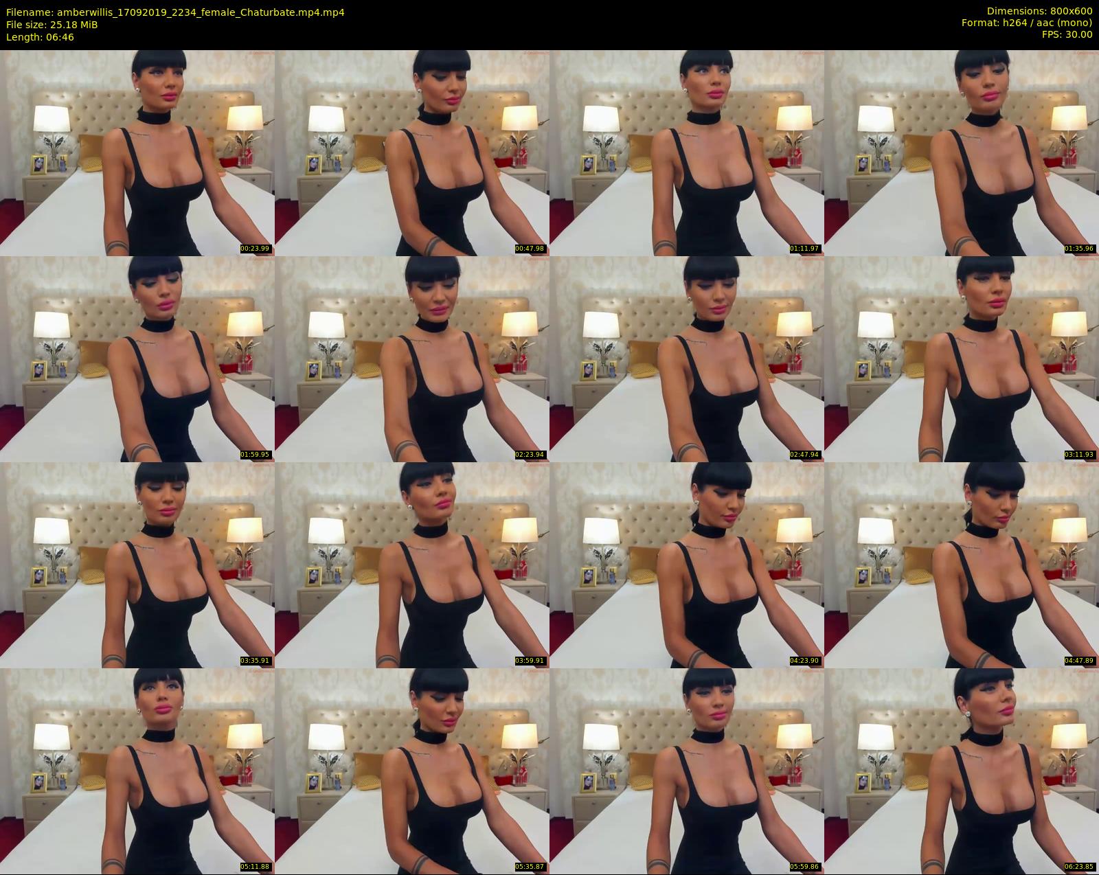 amberwillis — 7 minute Chaturbate female cam show recording, 480p, Sep 17, 2019