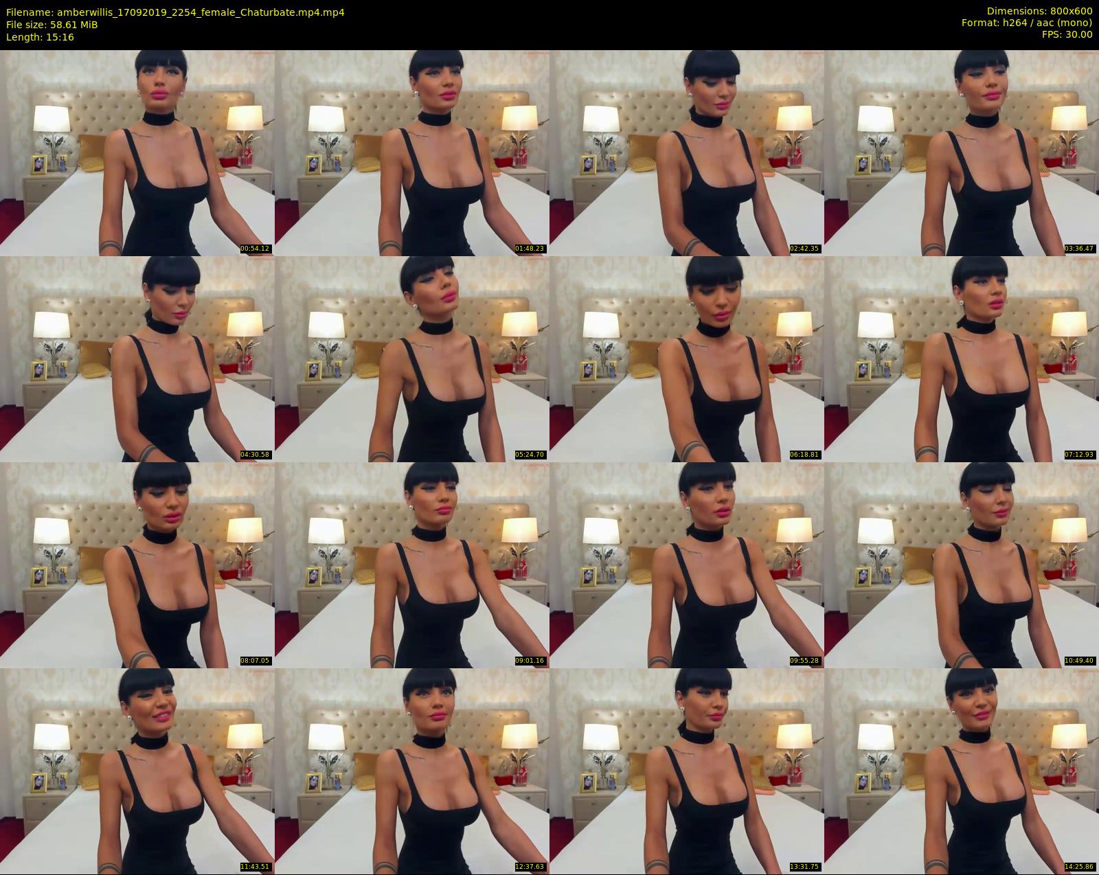 amberwillis — 16 minute Chaturbate female cam show recording, 480p, Sep 17, 2019
