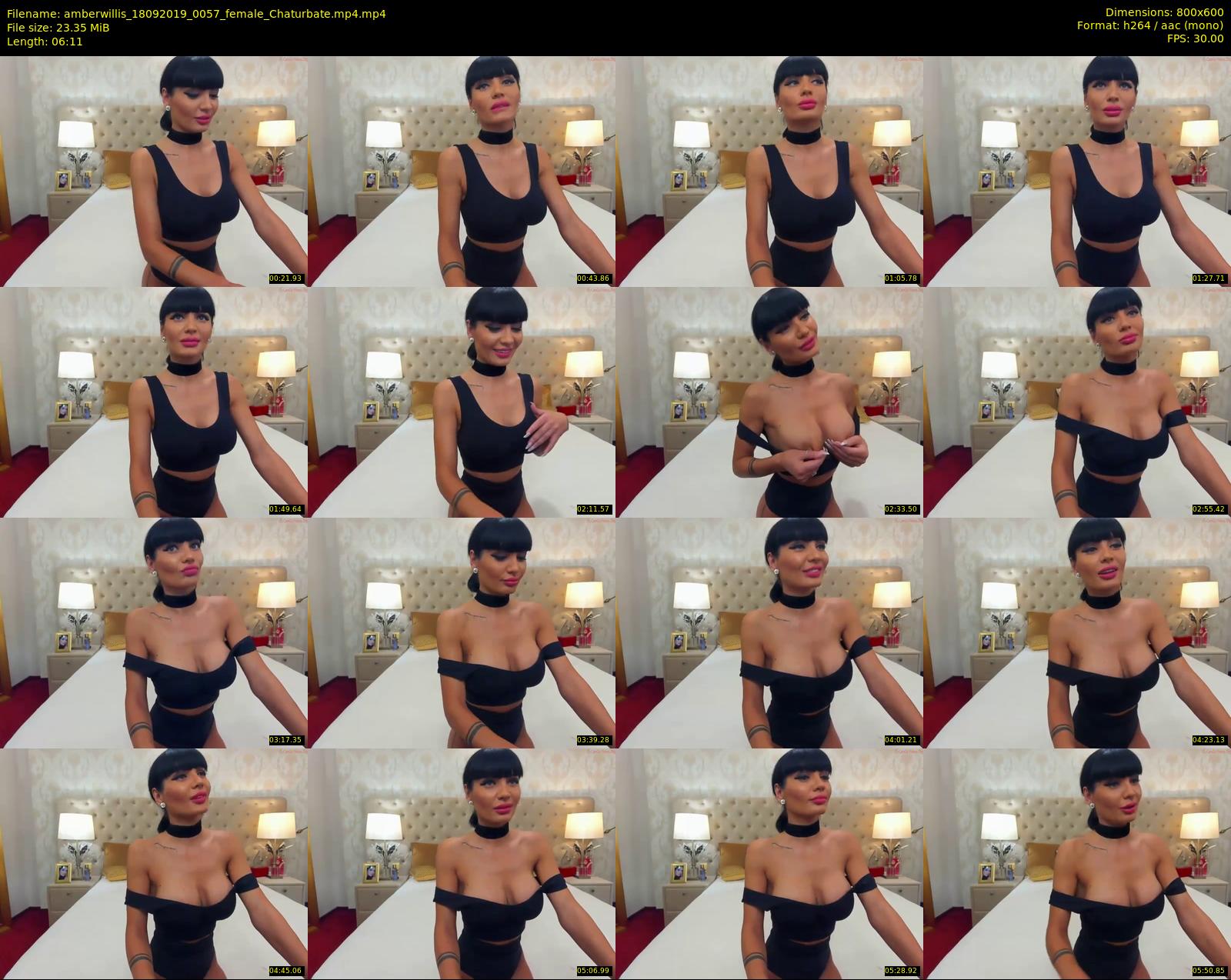 amberwillis — 7 minute Chaturbate female cam show recording, 480p, Sep 18, 2019