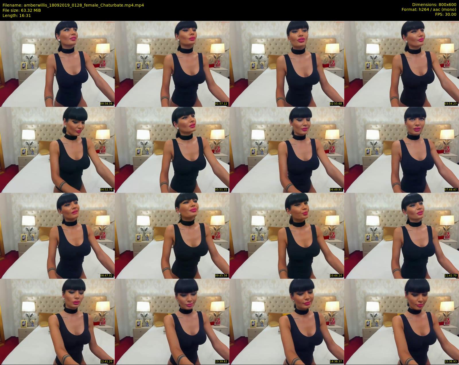 amberwillis — 17 minute Chaturbate female cam show recording, 480p, Sep 18, 2019