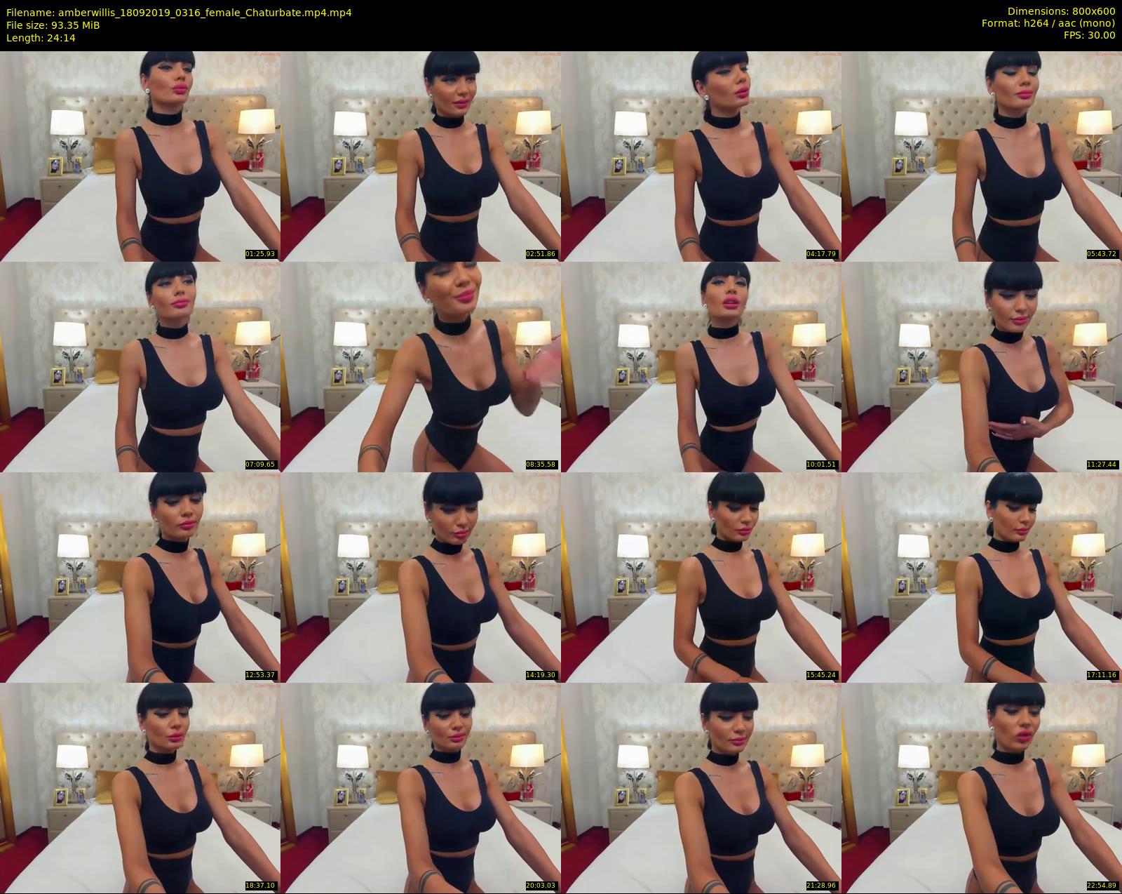 amberwillis — 25 minute Chaturbate female cam show recording, 480p, Sep 18, 2019
