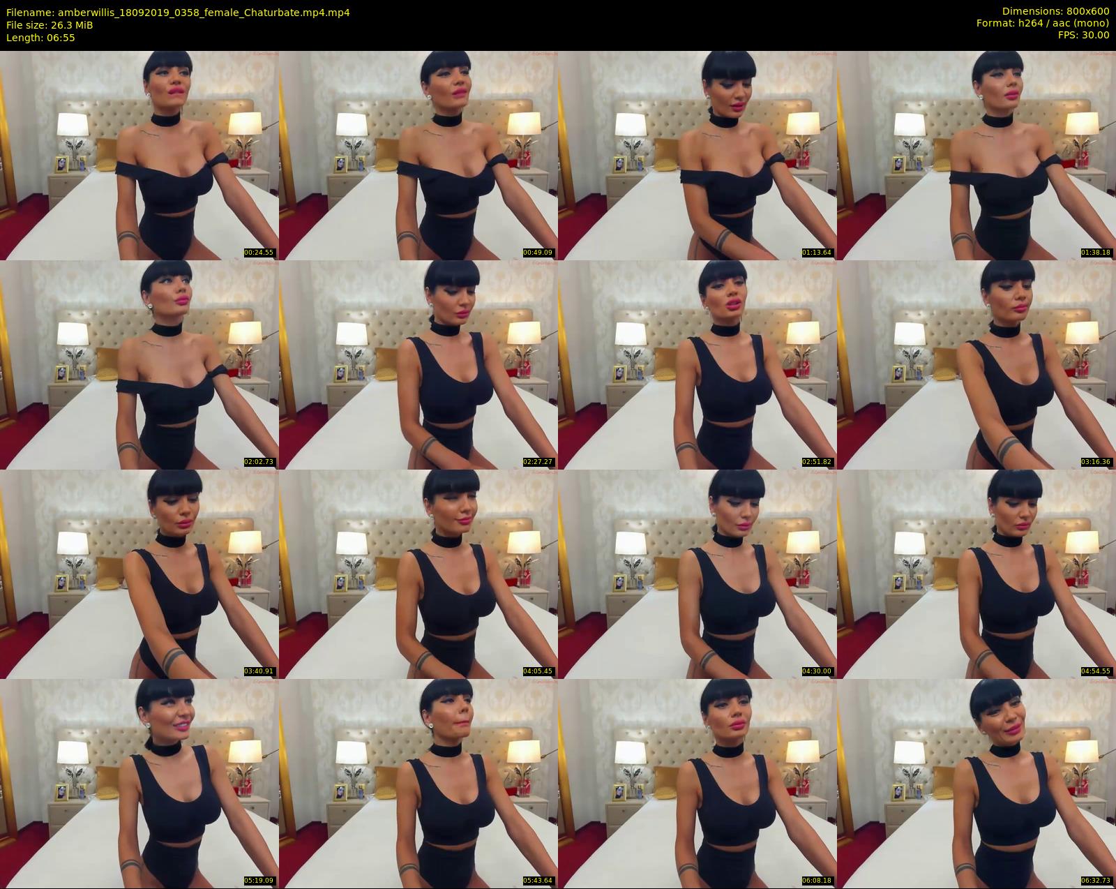 amberwillis — 7 minute Chaturbate female cam show recording, 480p, Sep 18, 2019