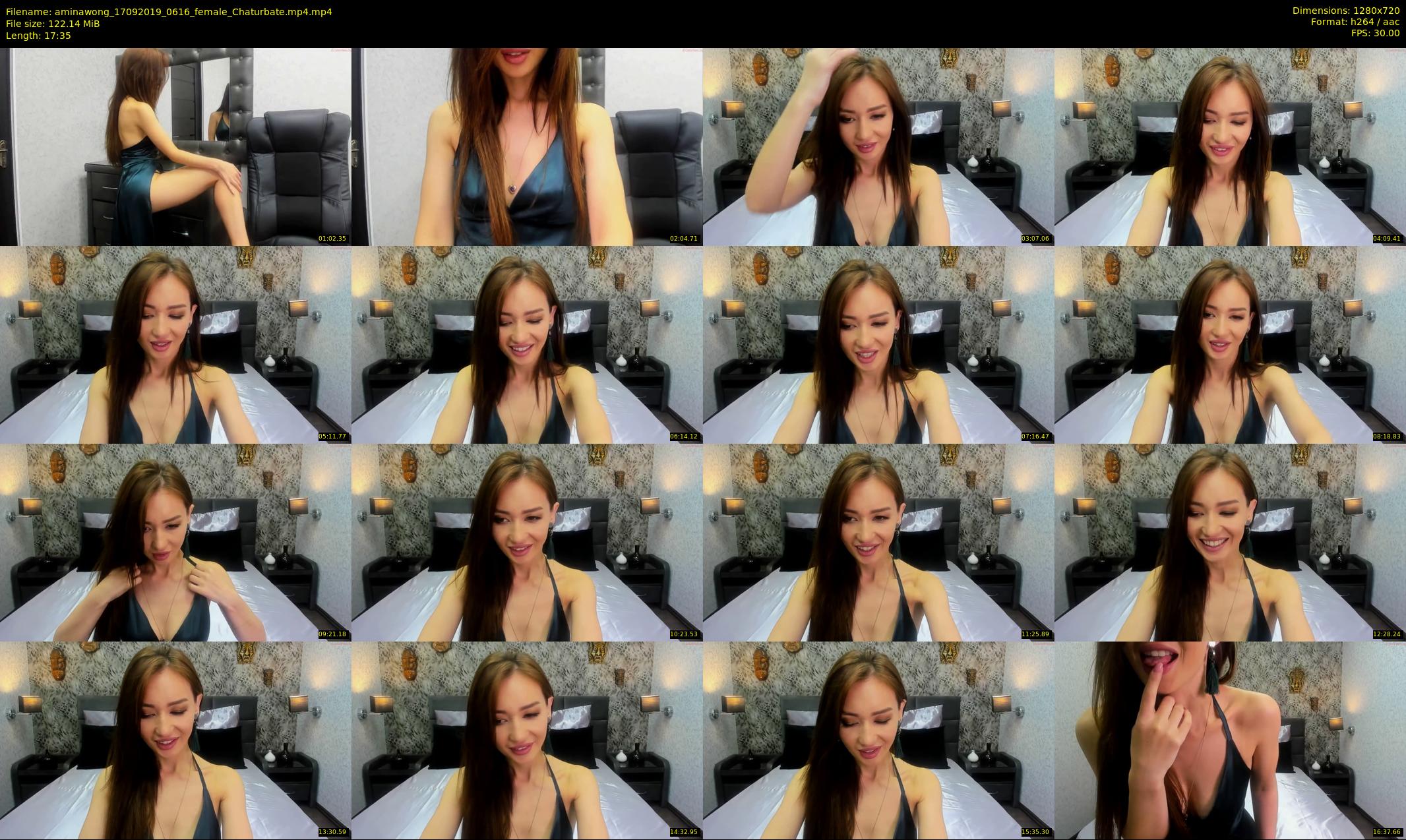 aminawong — 18 minute Chaturbate female cam show recording, 720p, Sep 17, 2019