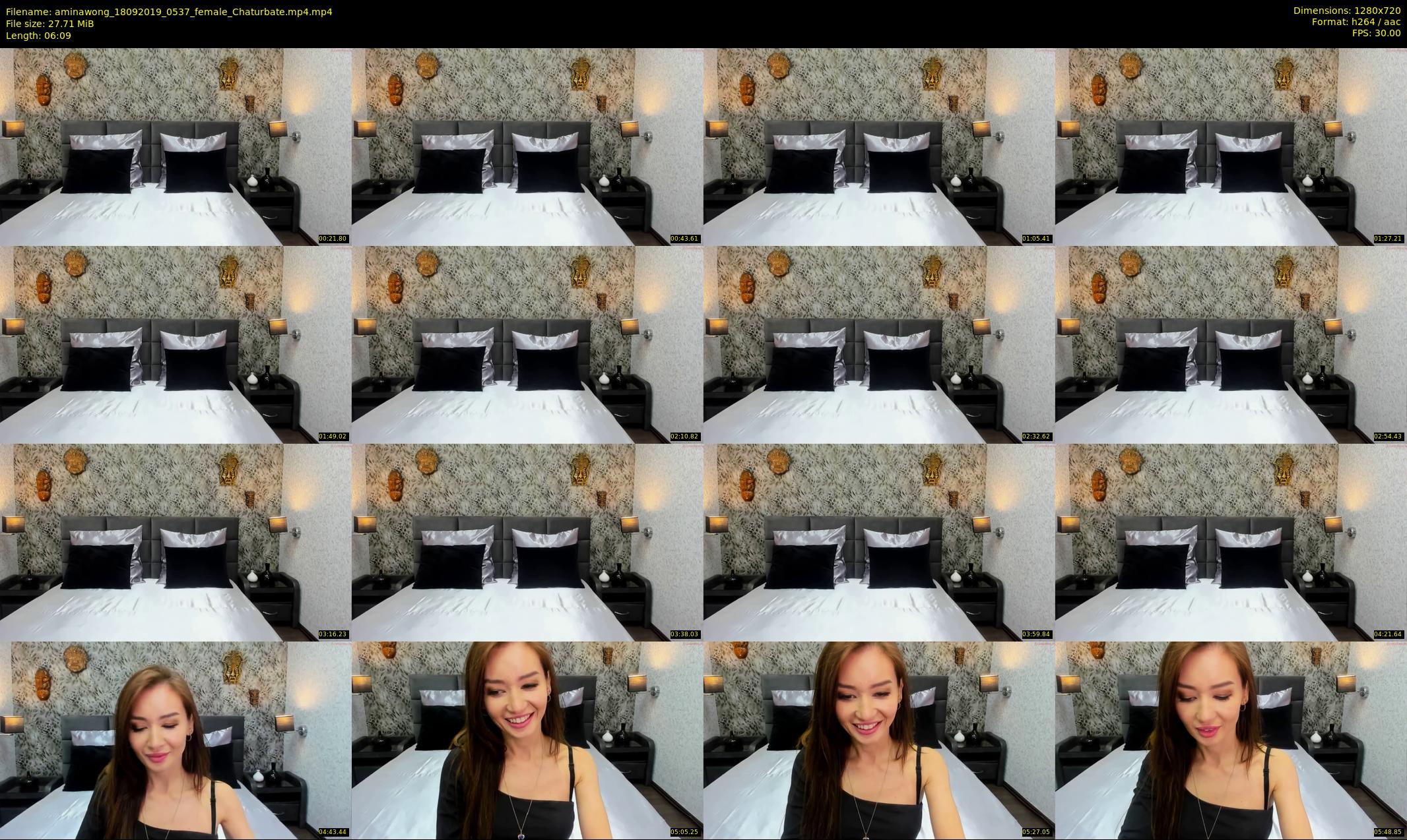 aminawong — 7 minute Chaturbate female cam show recording, 720p, Sep 18, 2019