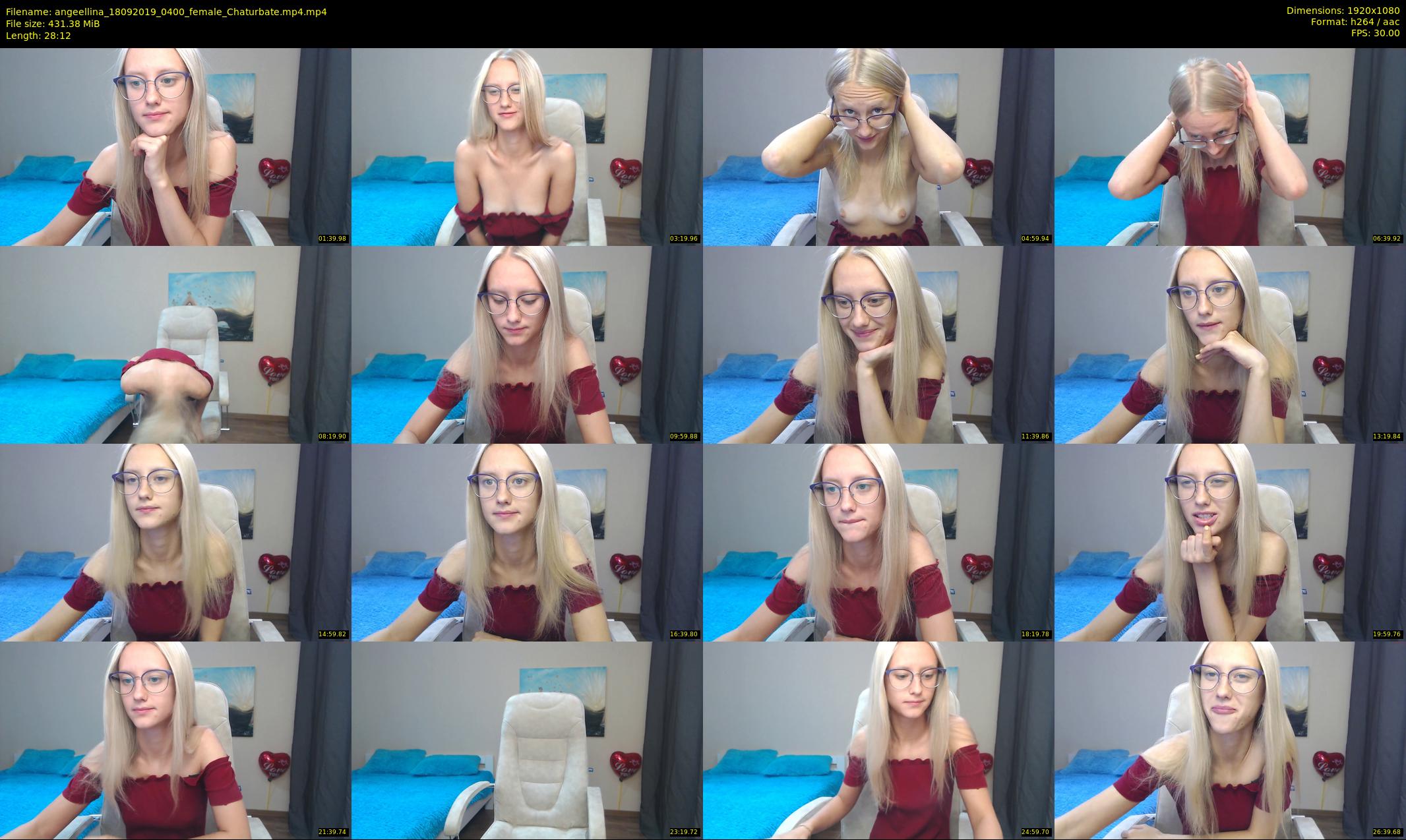 angeellina — 29 minute Chaturbate female cam show recording, 1080p, Sep 18, 2019