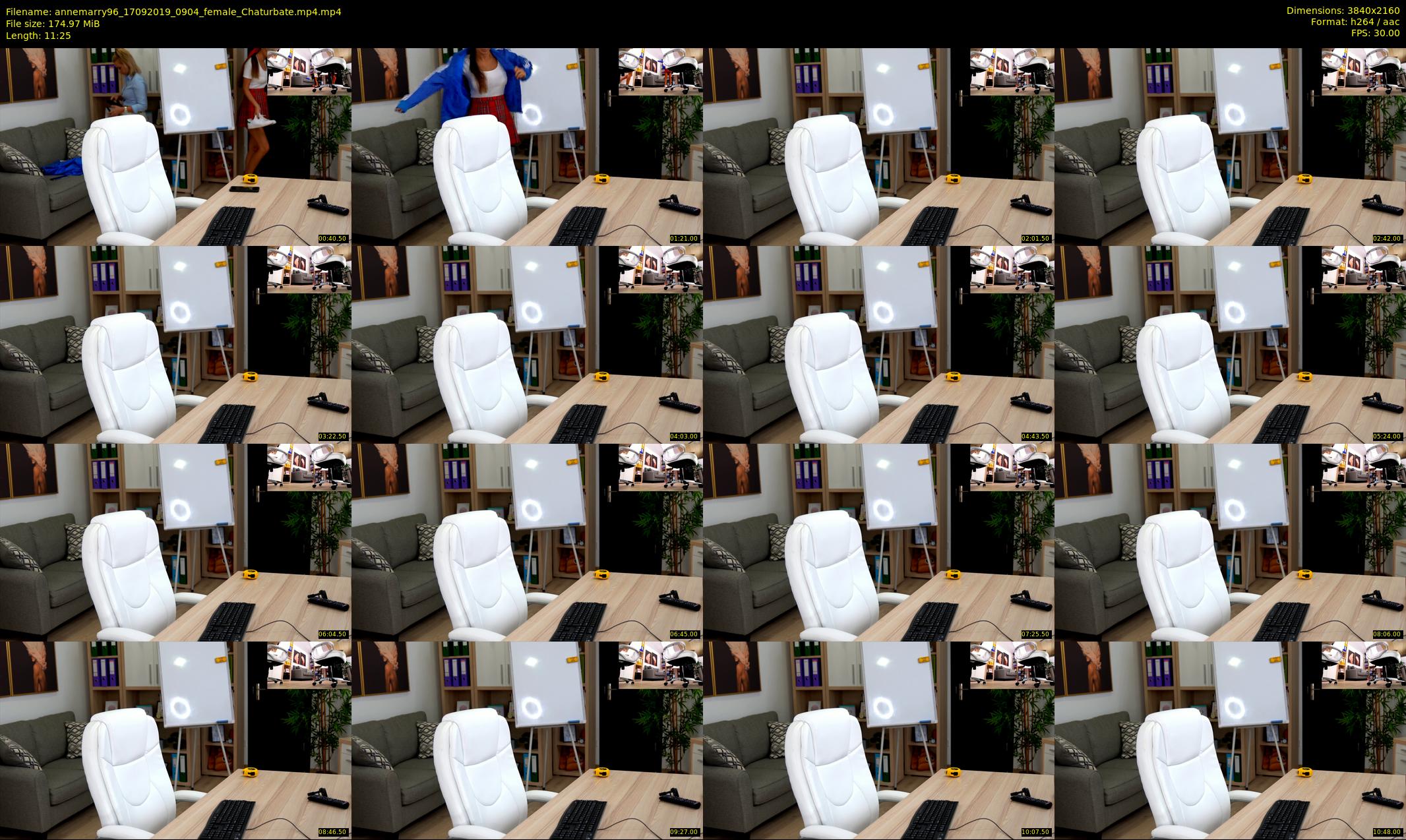 annemarry96 — 12 minute Chaturbate female cam show recording, 4K, Sep 17, 2019
