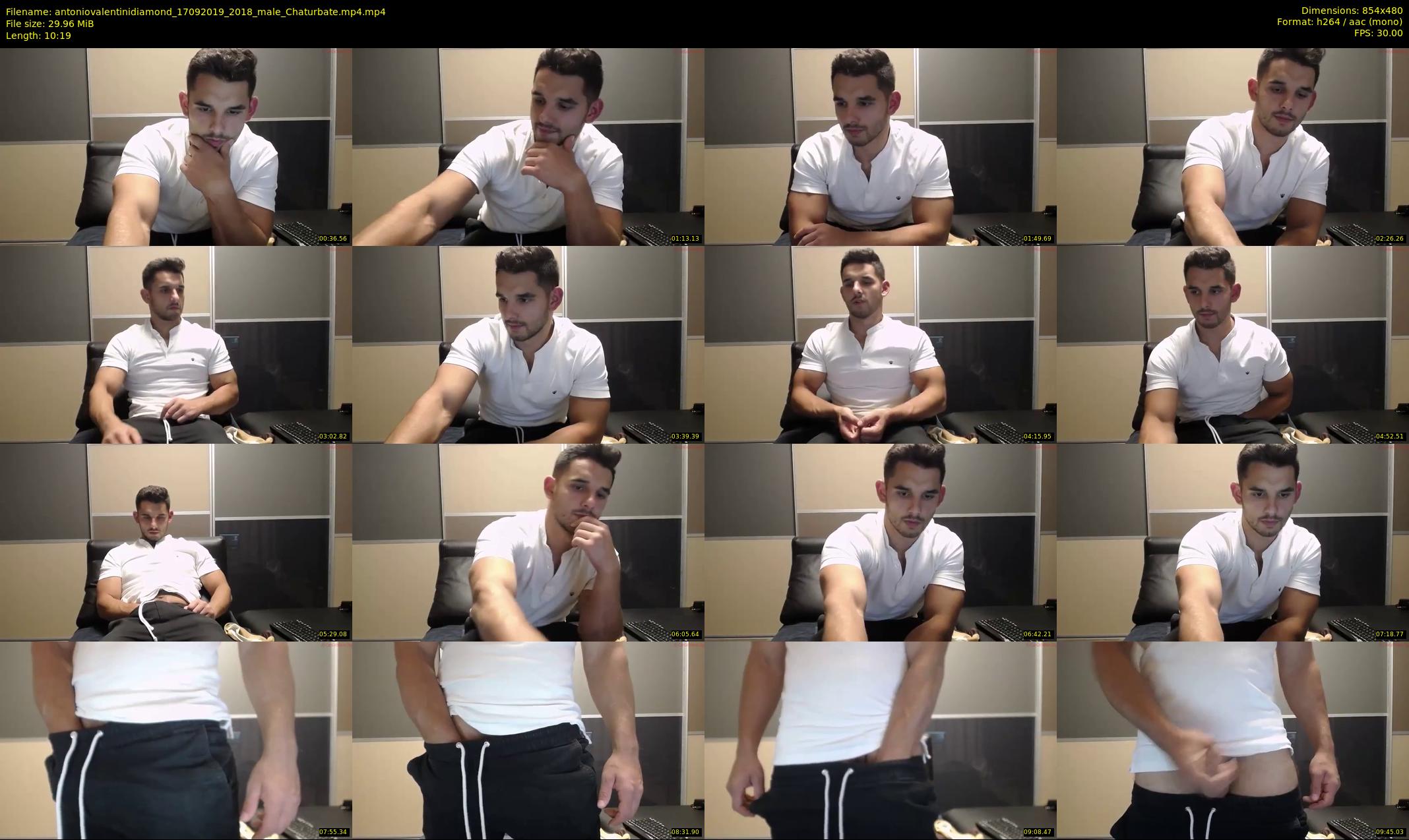 antoniovalentinidiamond — 11 minute Chaturbate male cam show recording, 480p, Sep 17, 2019