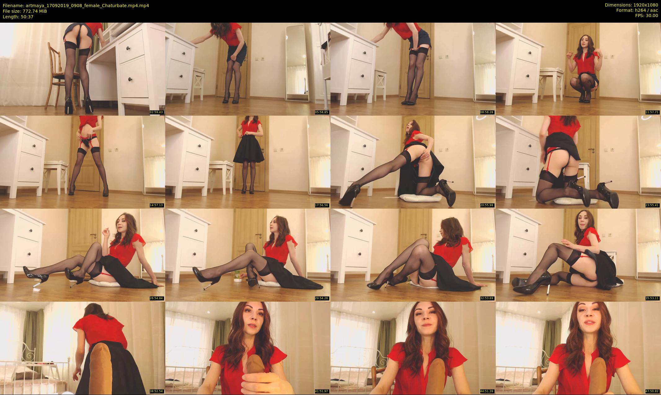 artmaya — 51 minute Chaturbate female cam show recording, 1080p, Sep 17, 2019