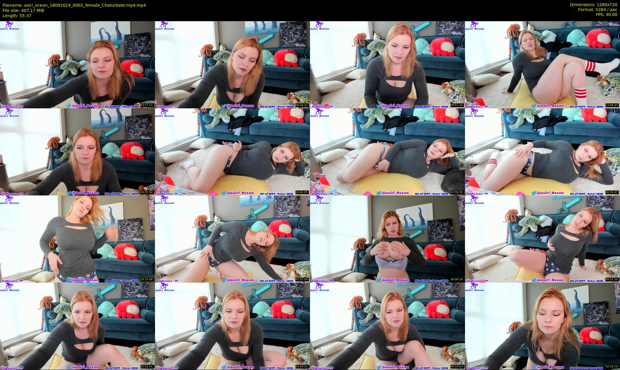 asiri_ocean — 56 minute Chaturbate female cam show recording, 720p, Sep 18, 2019