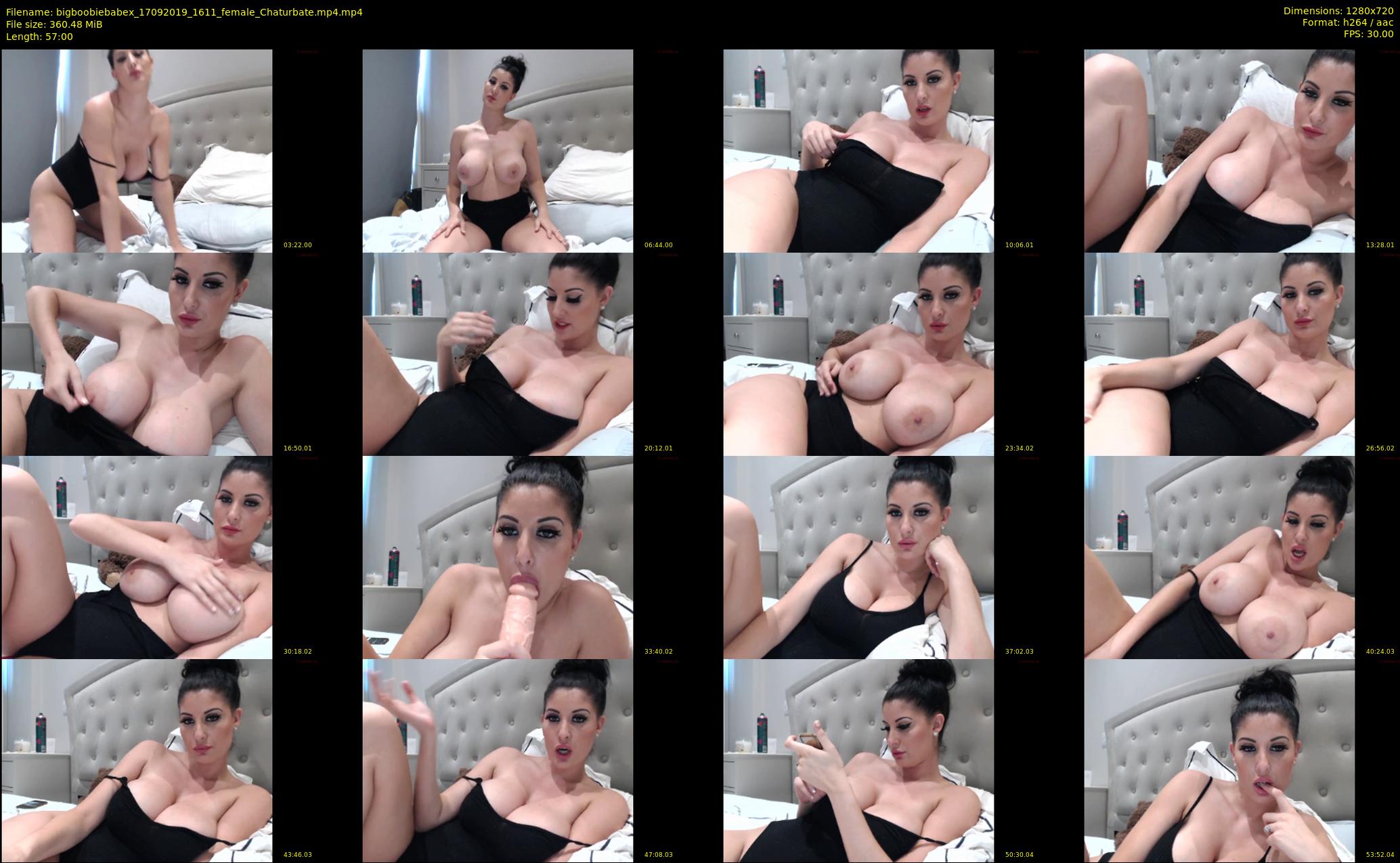 bigboobiebabex — 57 minute Chaturbate female cam show recording, 720p, Sep 17, 2019