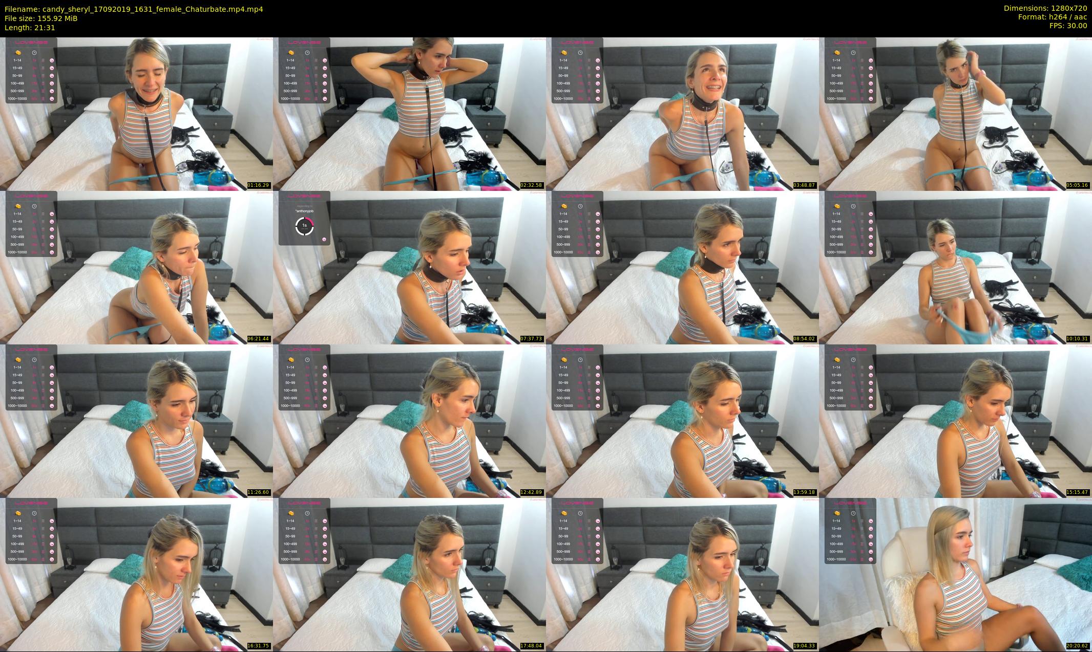 candy_sheryl — 22 minute Chaturbate female cam show recording, 720p, Sep 17, 2019