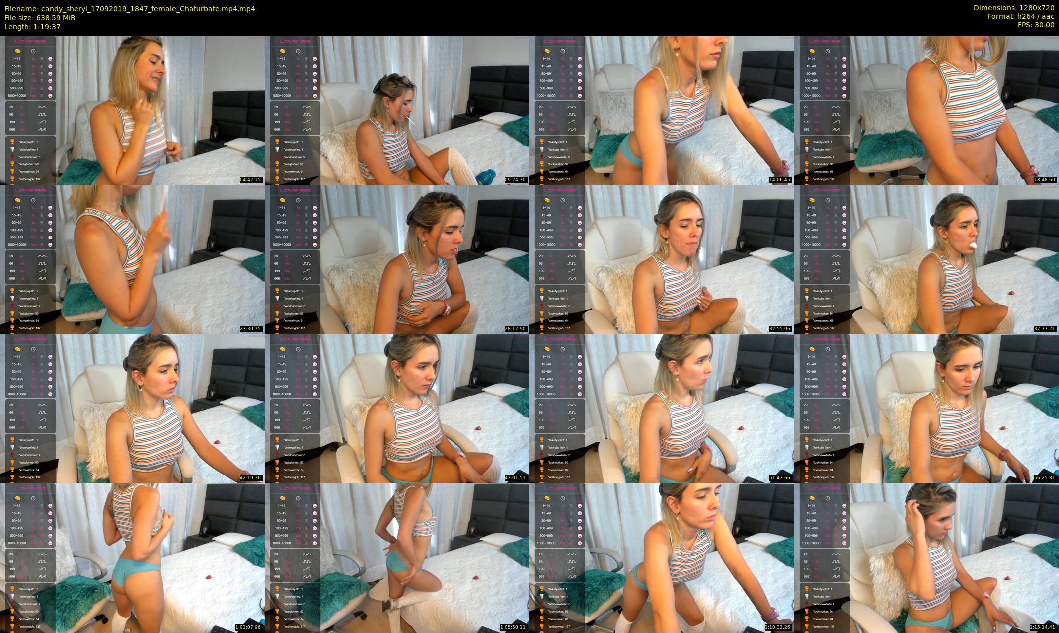 candy_sheryl — 80 minute Chaturbate female cam show recording, 720p, Sep 17, 2019