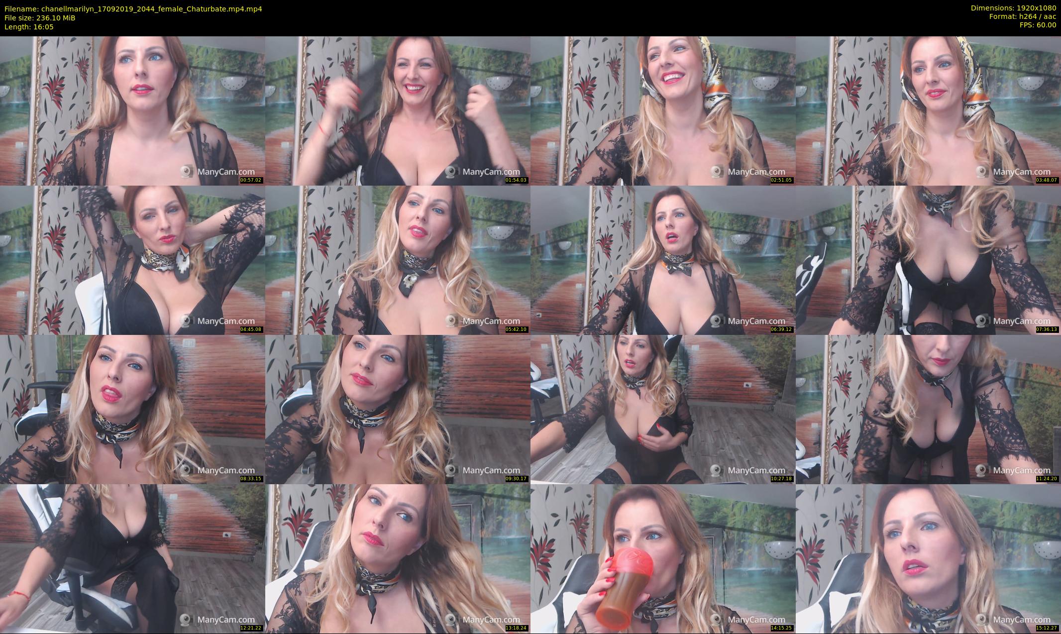 chanellmarilyn — 17 minute Chaturbate female cam show recording, 1080p, Sep 17, 2019