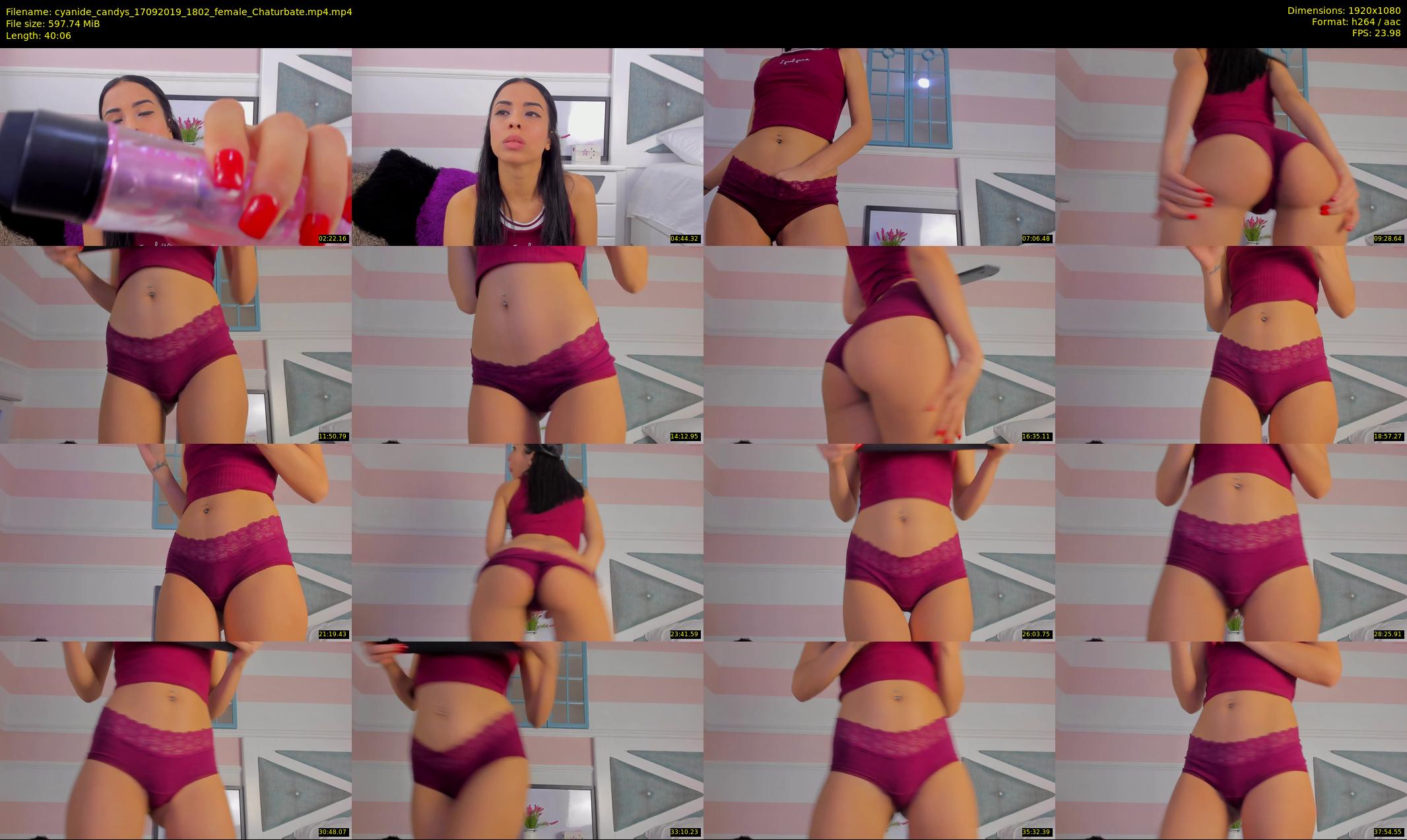 cyanide_candys — 41 minute Chaturbate female cam show recording, 1080p, Sep 17, 2019