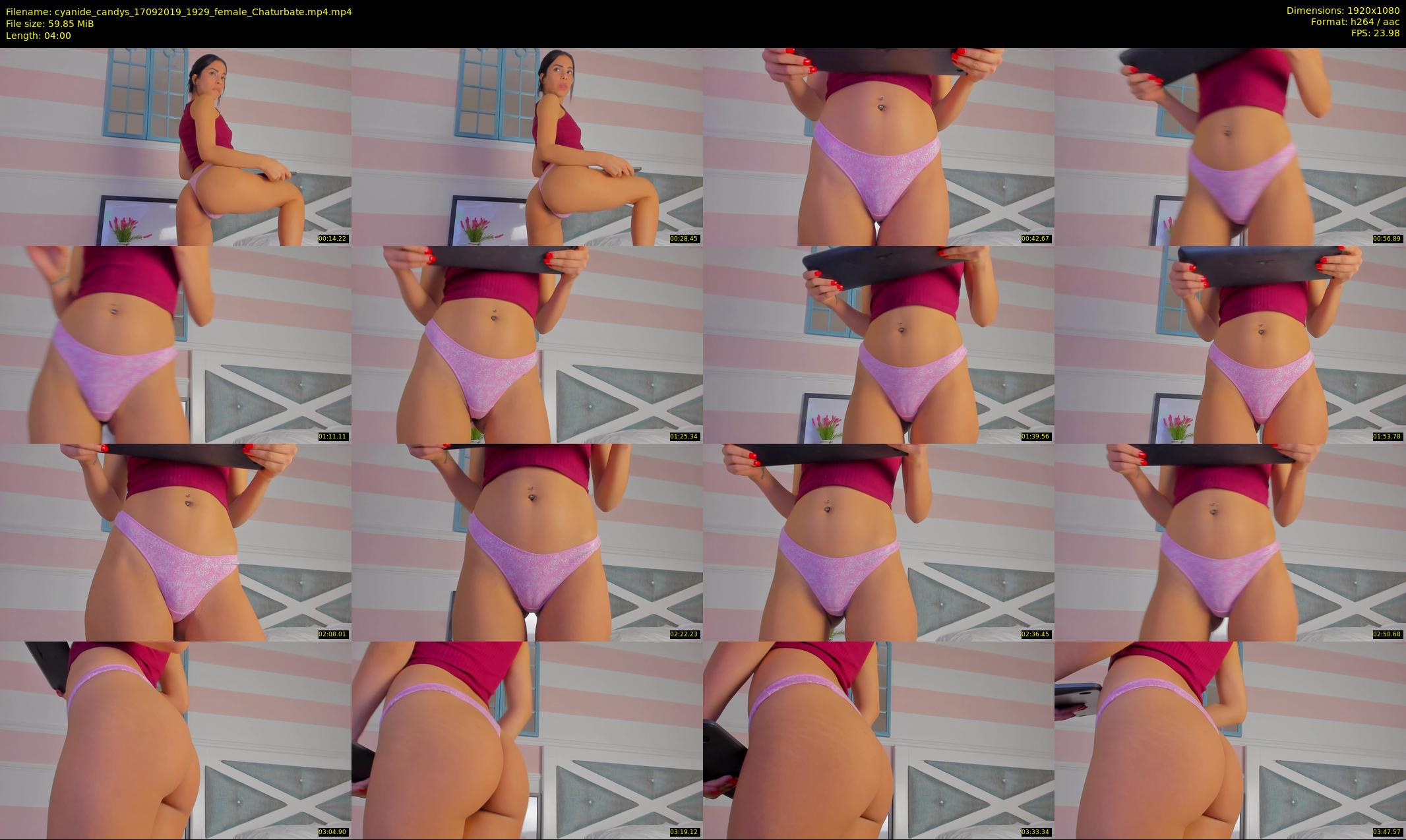 cyanide_candys — 4 minute Chaturbate female cam show recording, 1080p, Sep 17, 2019