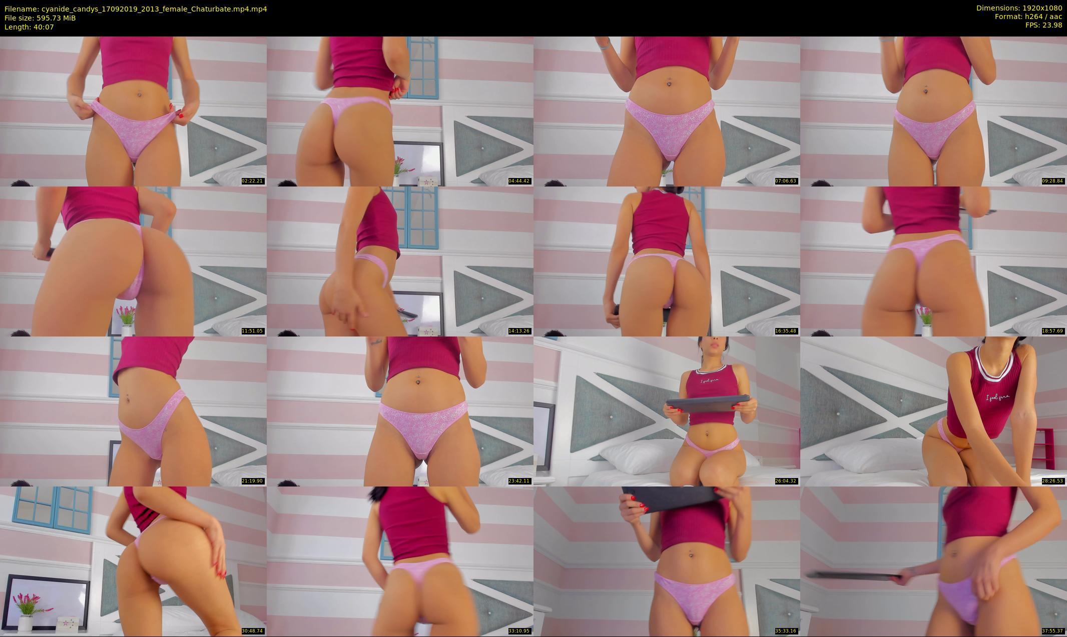 cyanide_candys — 41 minute Chaturbate female cam show recording, 1080p, Sep 17, 2019