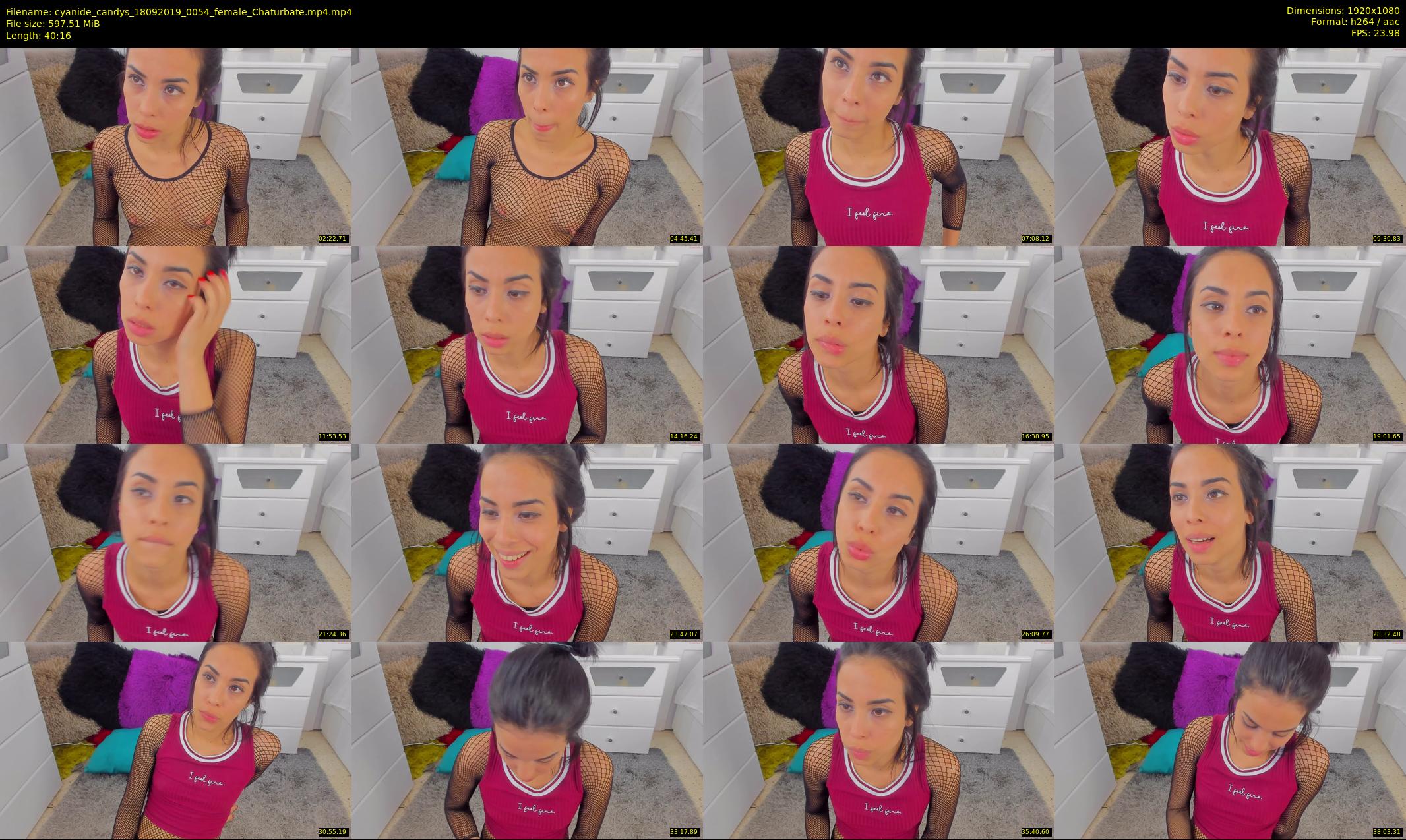 cyanide_candys — 41 minute Chaturbate female cam show recording, 1080p, Sep 18, 2019