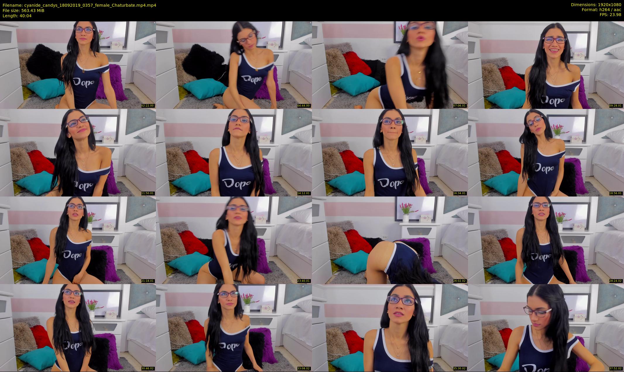 cyanide_candys — 41 minute Chaturbate female cam show recording, 1080p, Sep 18, 2019