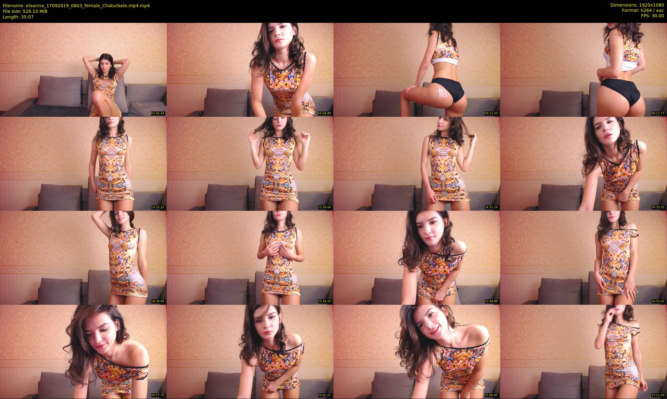 elaanna — 36 minute Chaturbate female cam show recording, 1080p, Sep 17, 2019