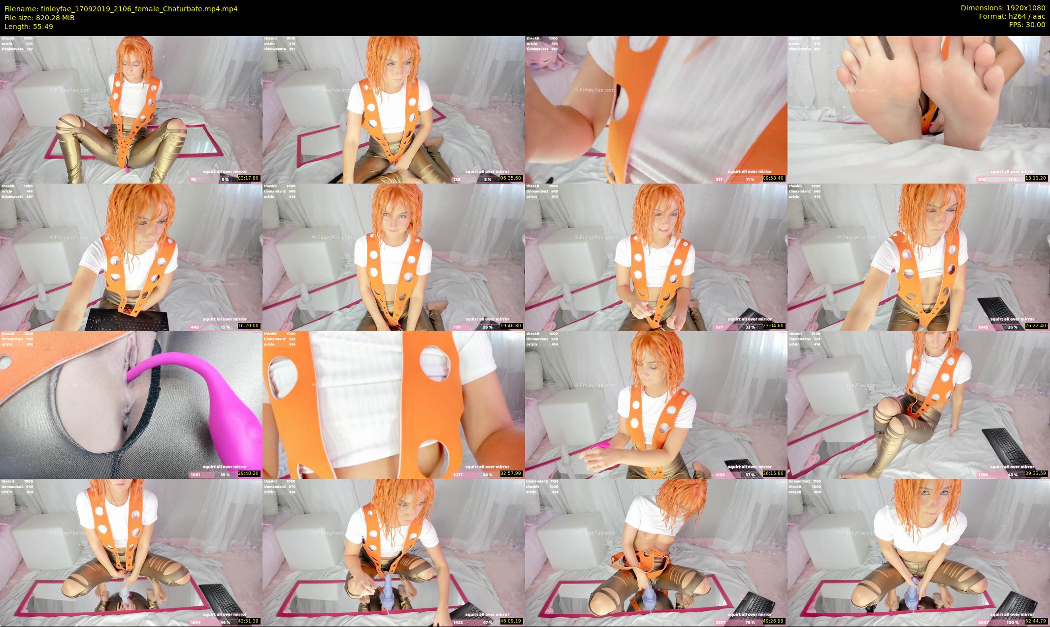 finleyfae — 56 minute Chaturbate female cam show recording, 1080p, Sep 17, 2019